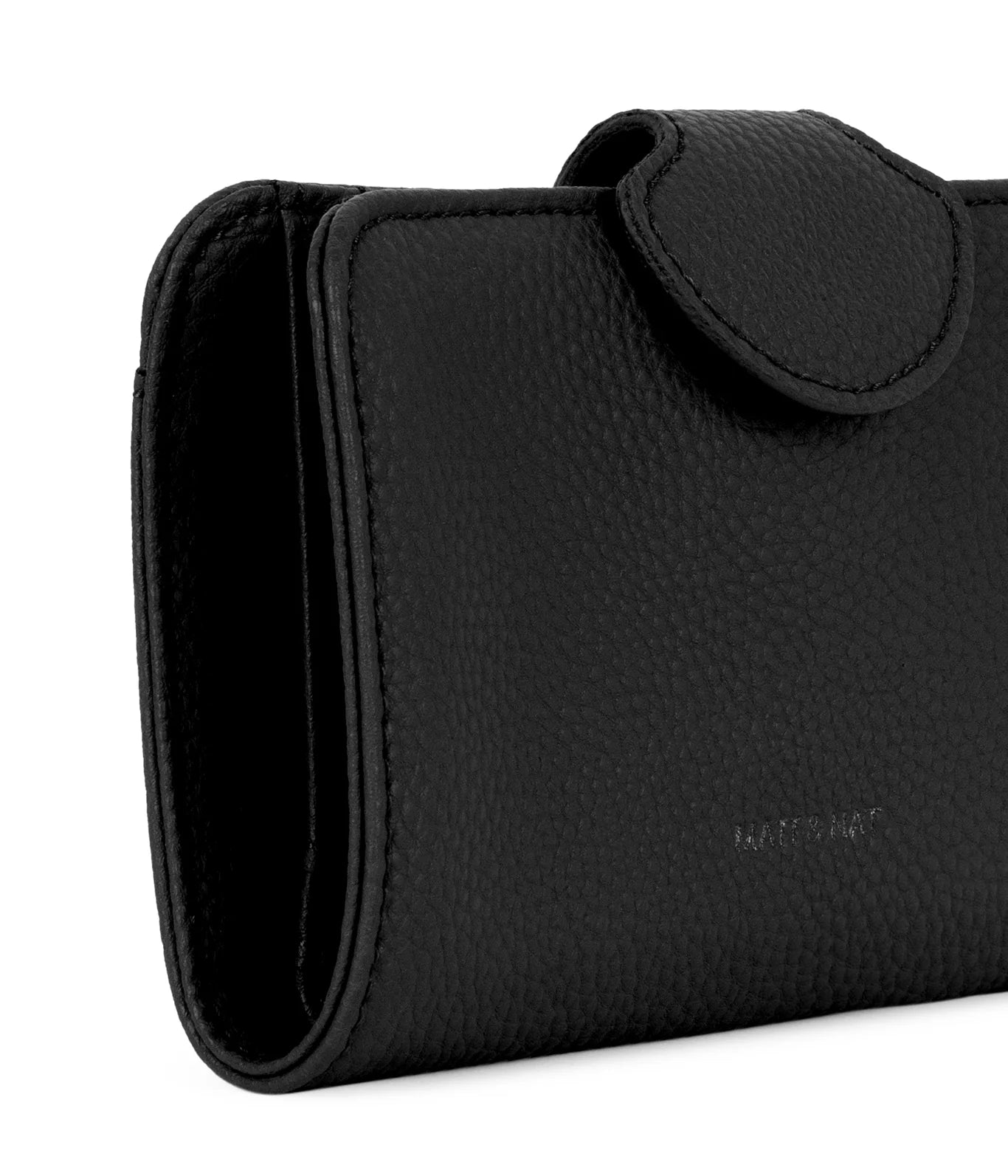 Matt & Nat Float SM Vegan Grain Wallet - Black