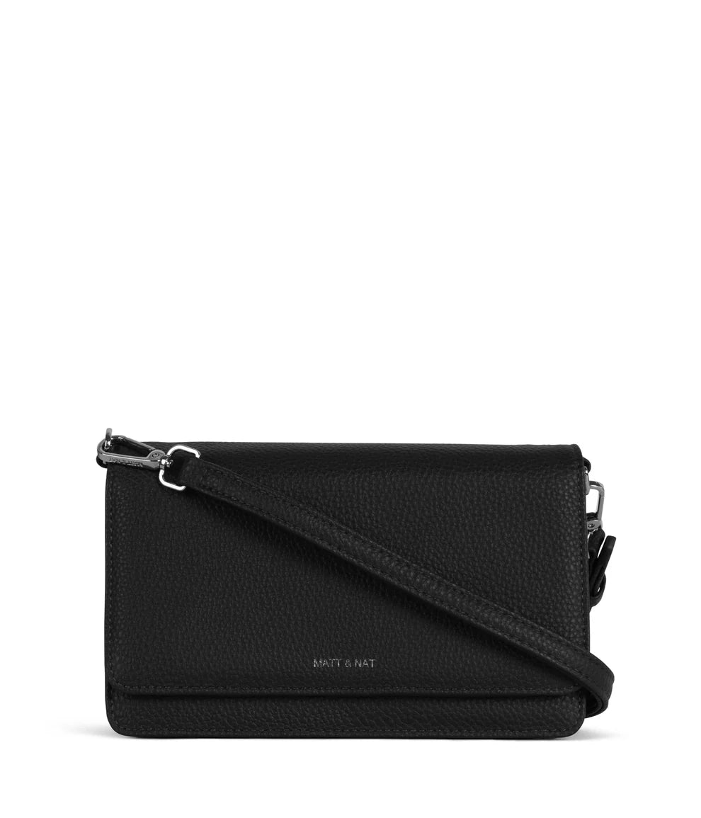 Matt & Nat Bee Vegan Grain Crossbody - Black