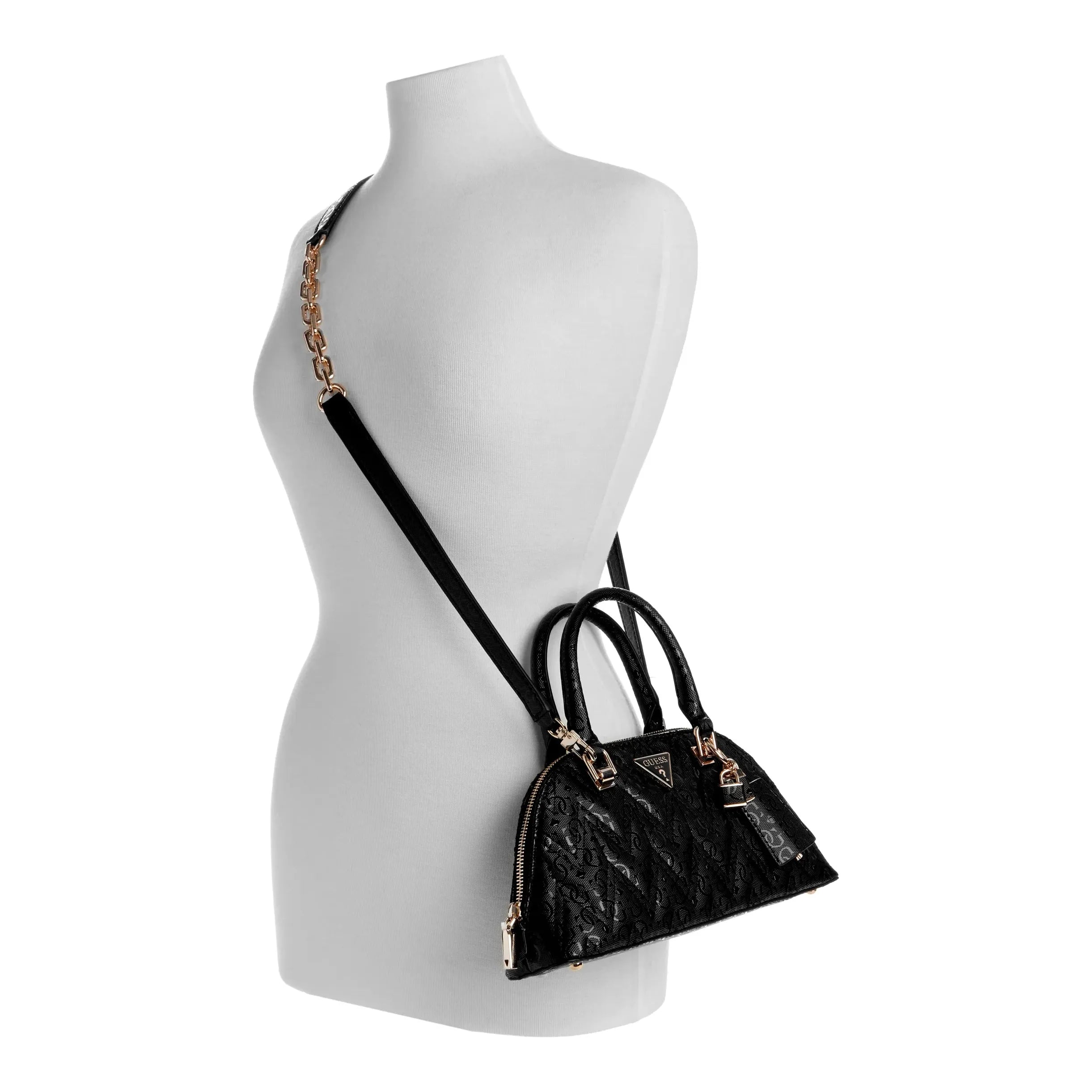 Guess Adelard Dome Satchel - Black