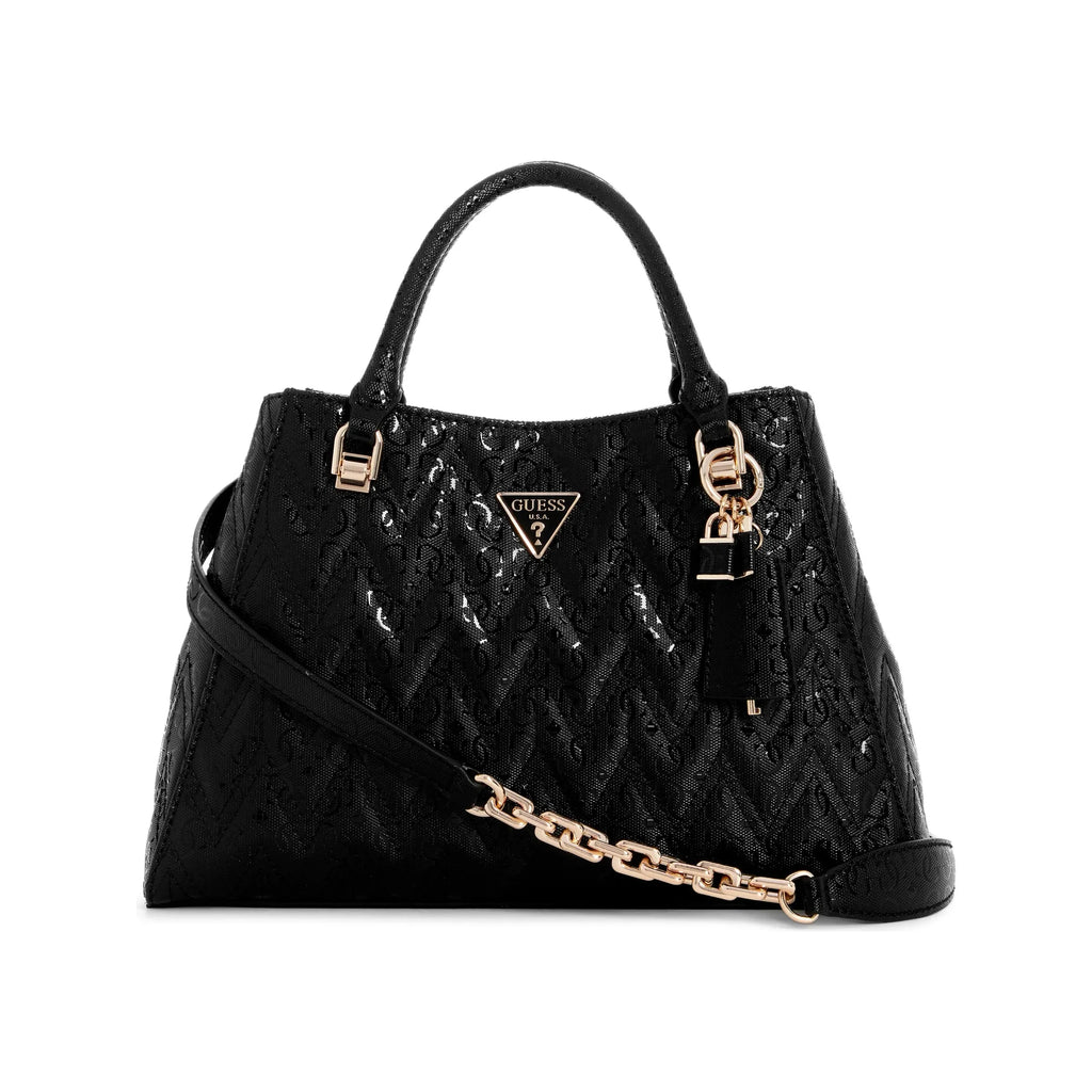 Guess Adelard Girlfriend Satchel - Black