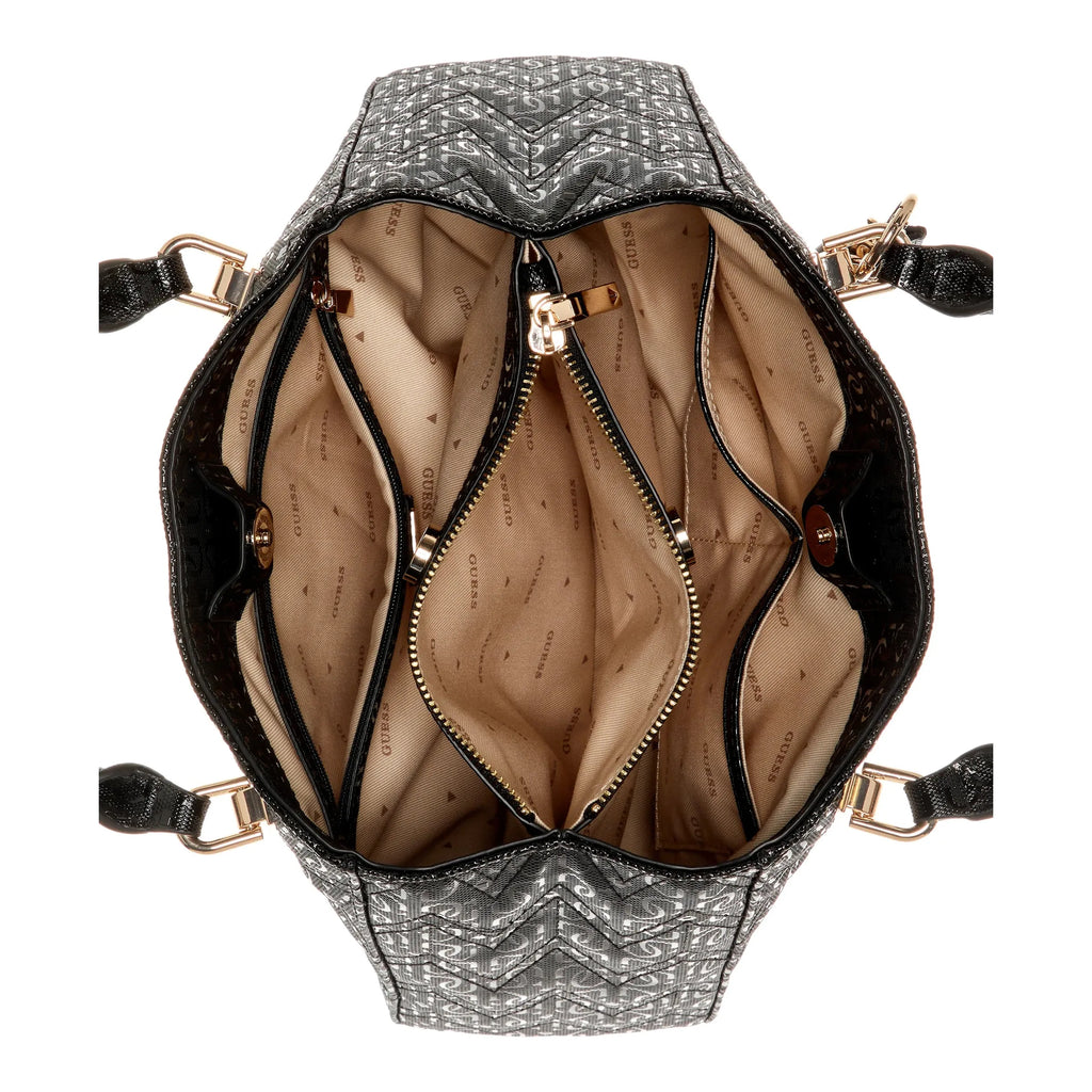 Guess Adelard Girlfriend Satchel - Black