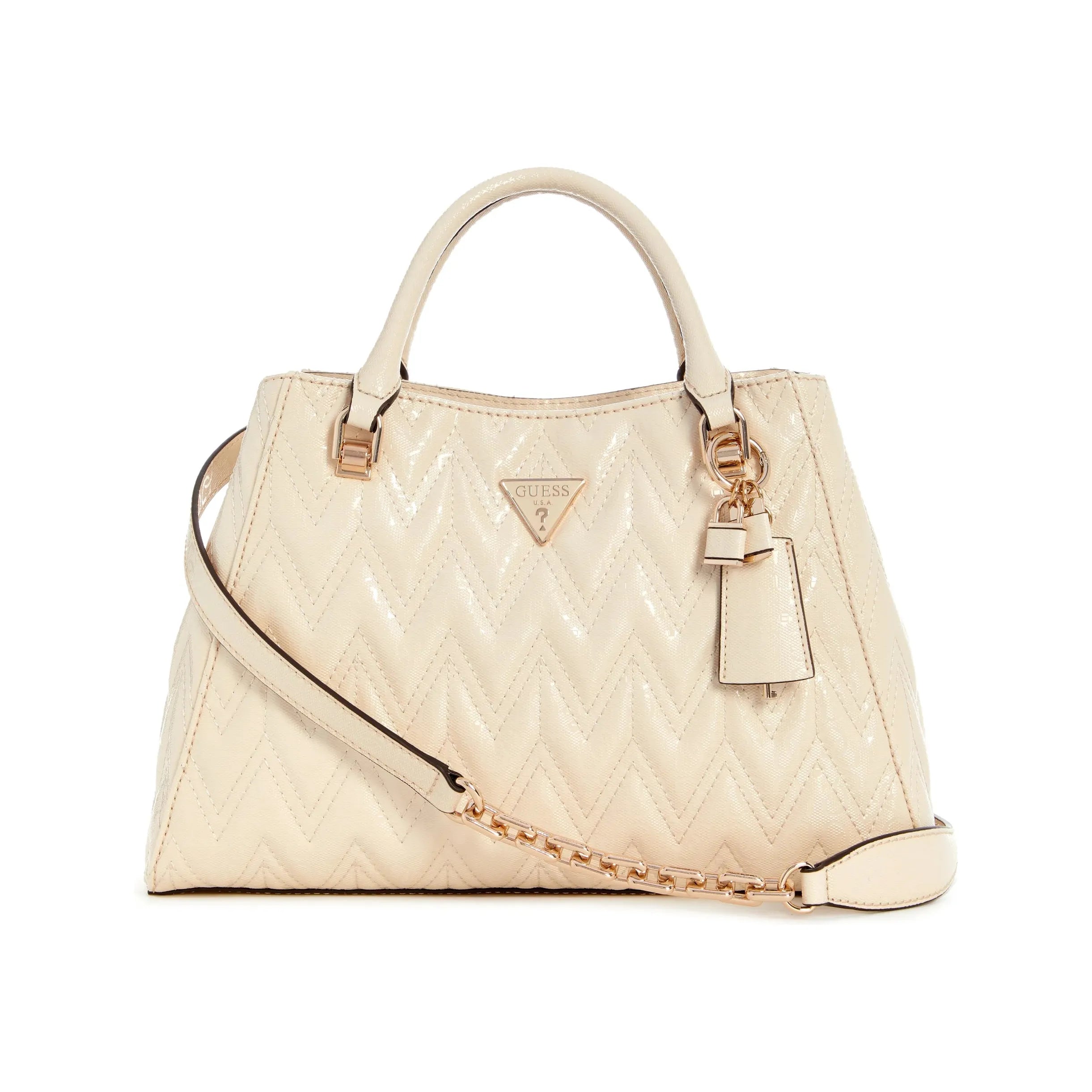 Guess Adelard Girlfriend Satchel - Stone