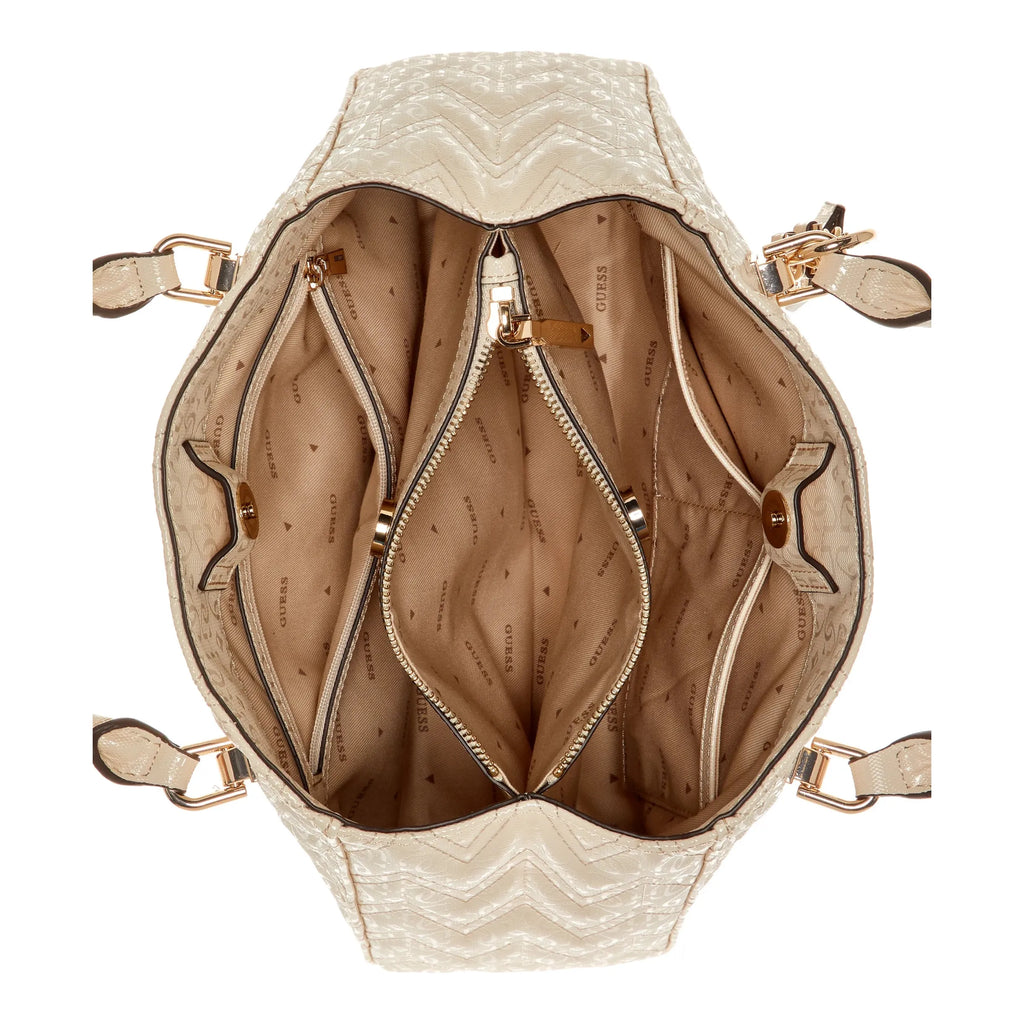 Guess Adelard Girlfriend Satchel - Stone