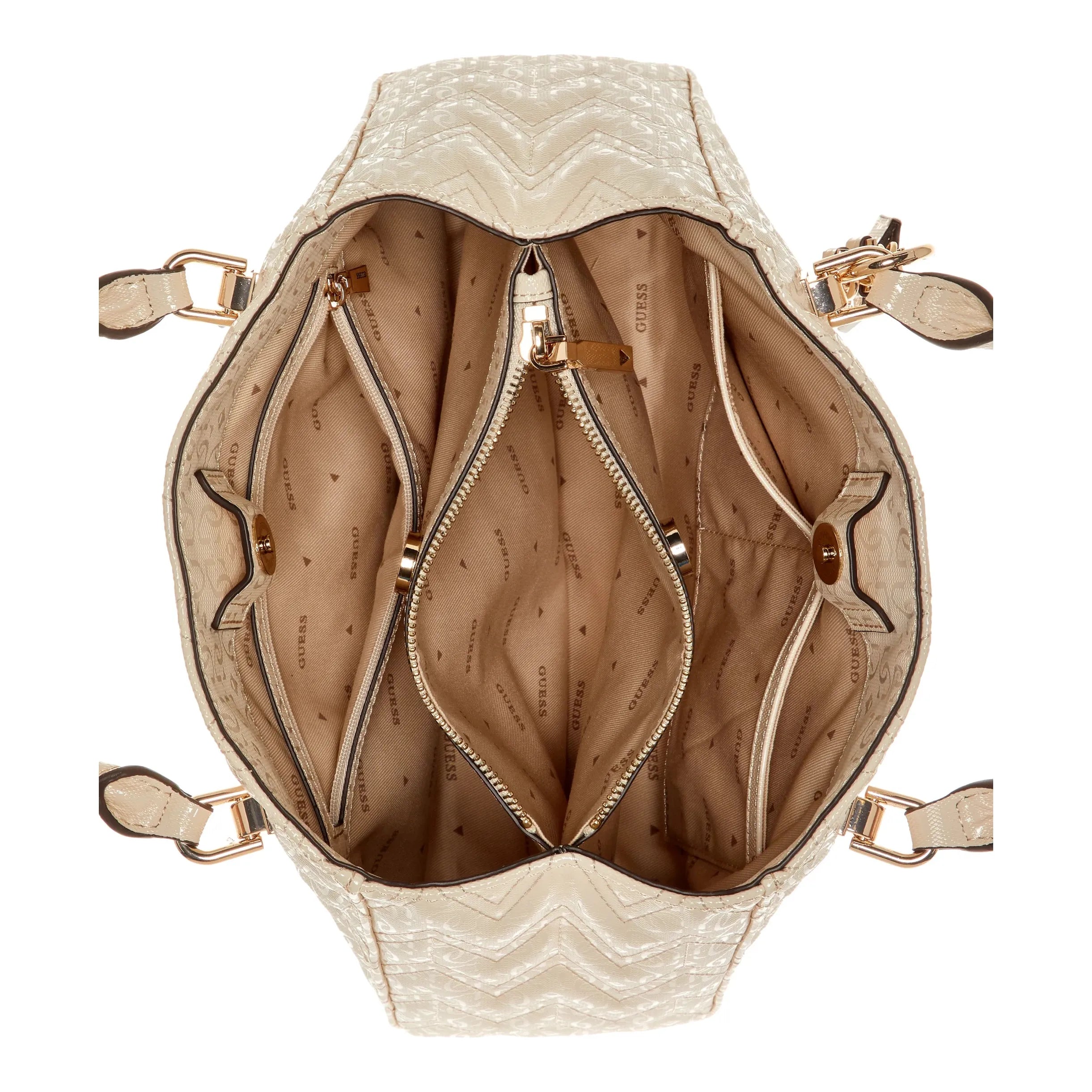 Guess Adelard Girlfriend Satchel - Stone