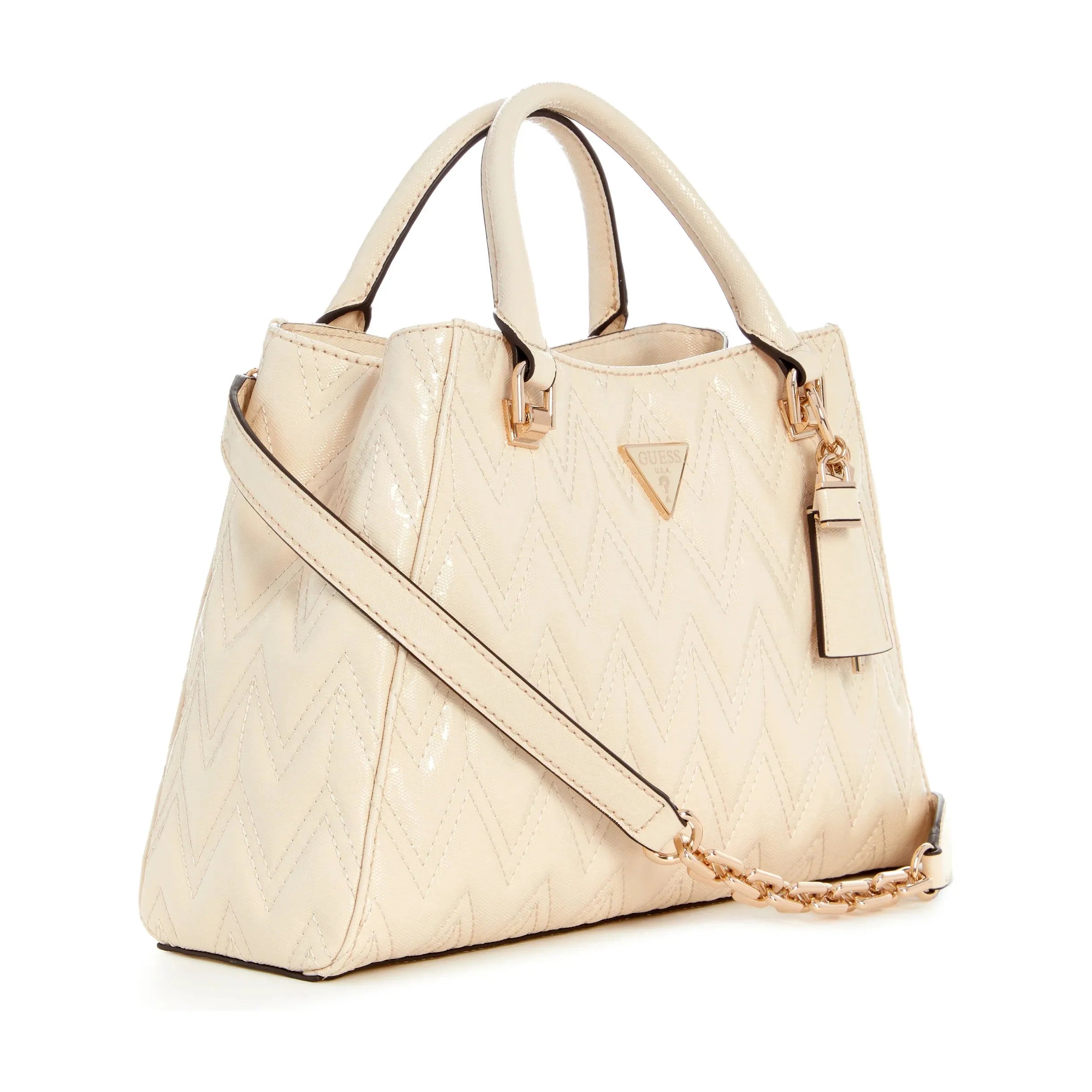 Guess Adelard Girlfriend Satchel - Stone