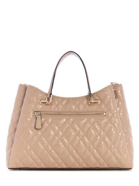 Guess Isemay Girlfriend Shoulder Satchel - Pale Mocha