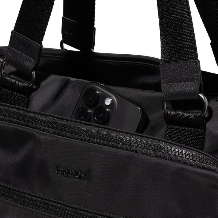 Go To Laptop Tote - Black Twill