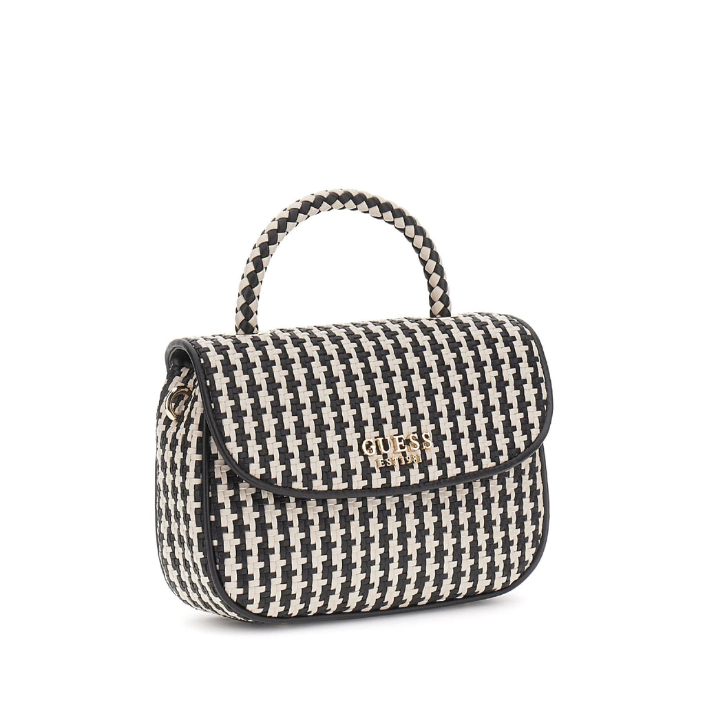 GUESS Mirema Top Handle Flap - Black/Multi