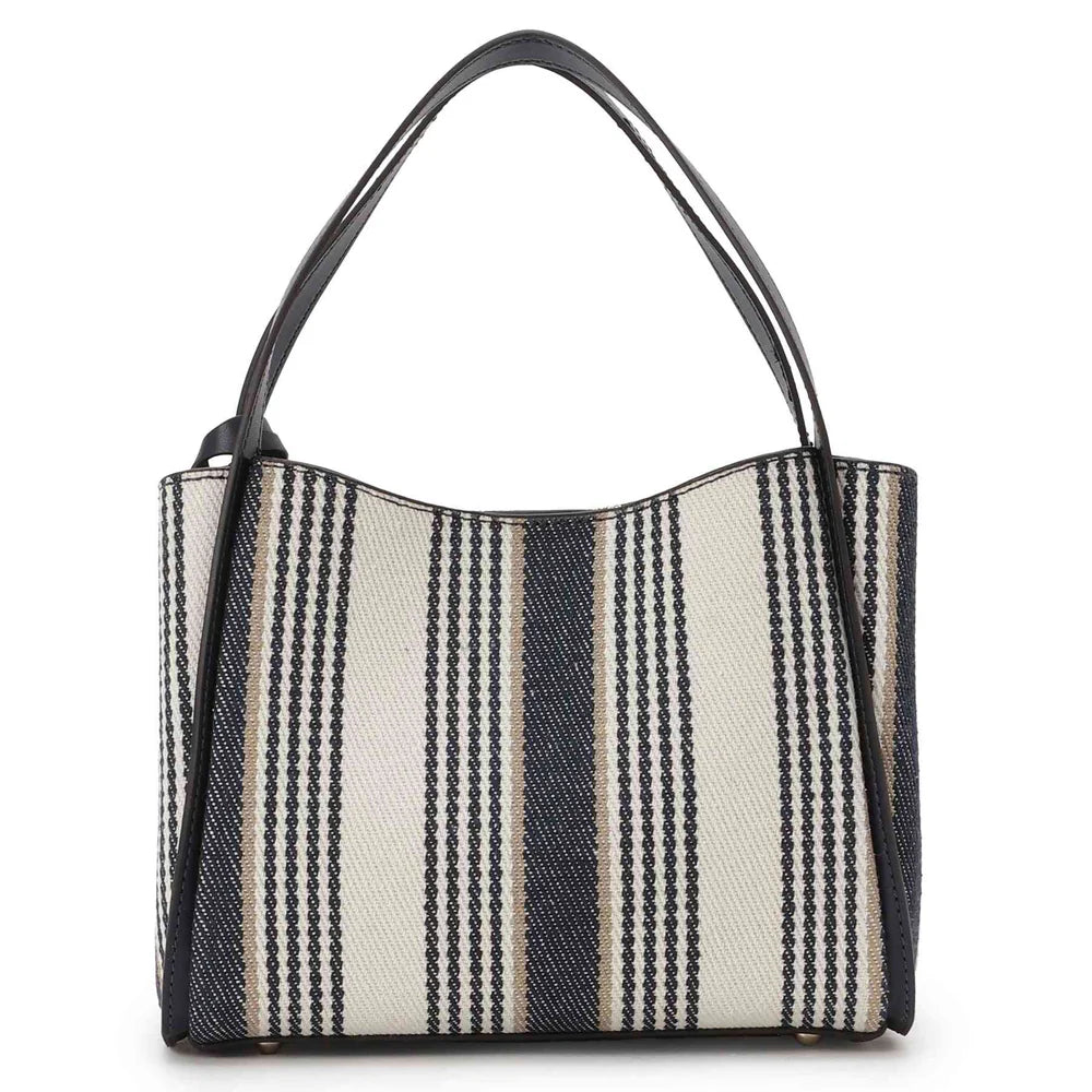 GUESS Nicolette Small Girlfriend Satchel - Natural Multi