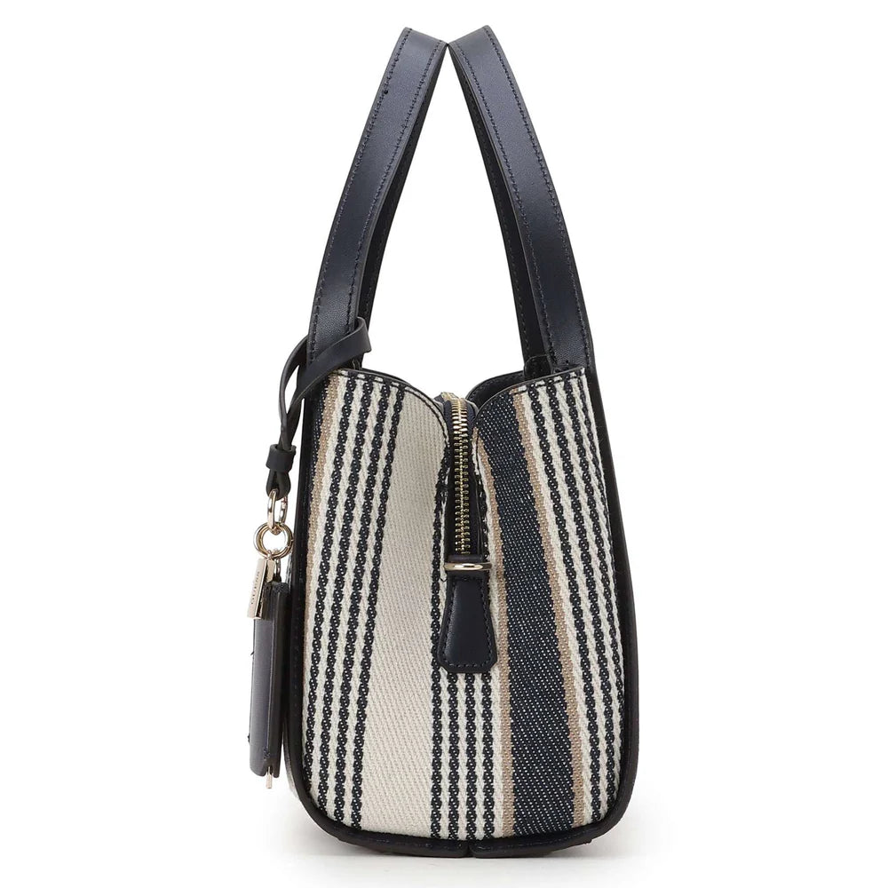 GUESS Nicolette Small Girlfriend Satchel - Natural Multi