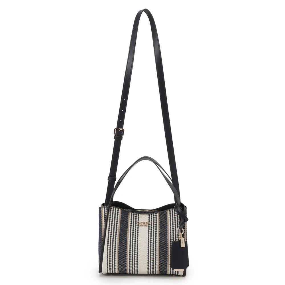 GUESS Nicolette Small Girlfriend Satchel - Natural Multi