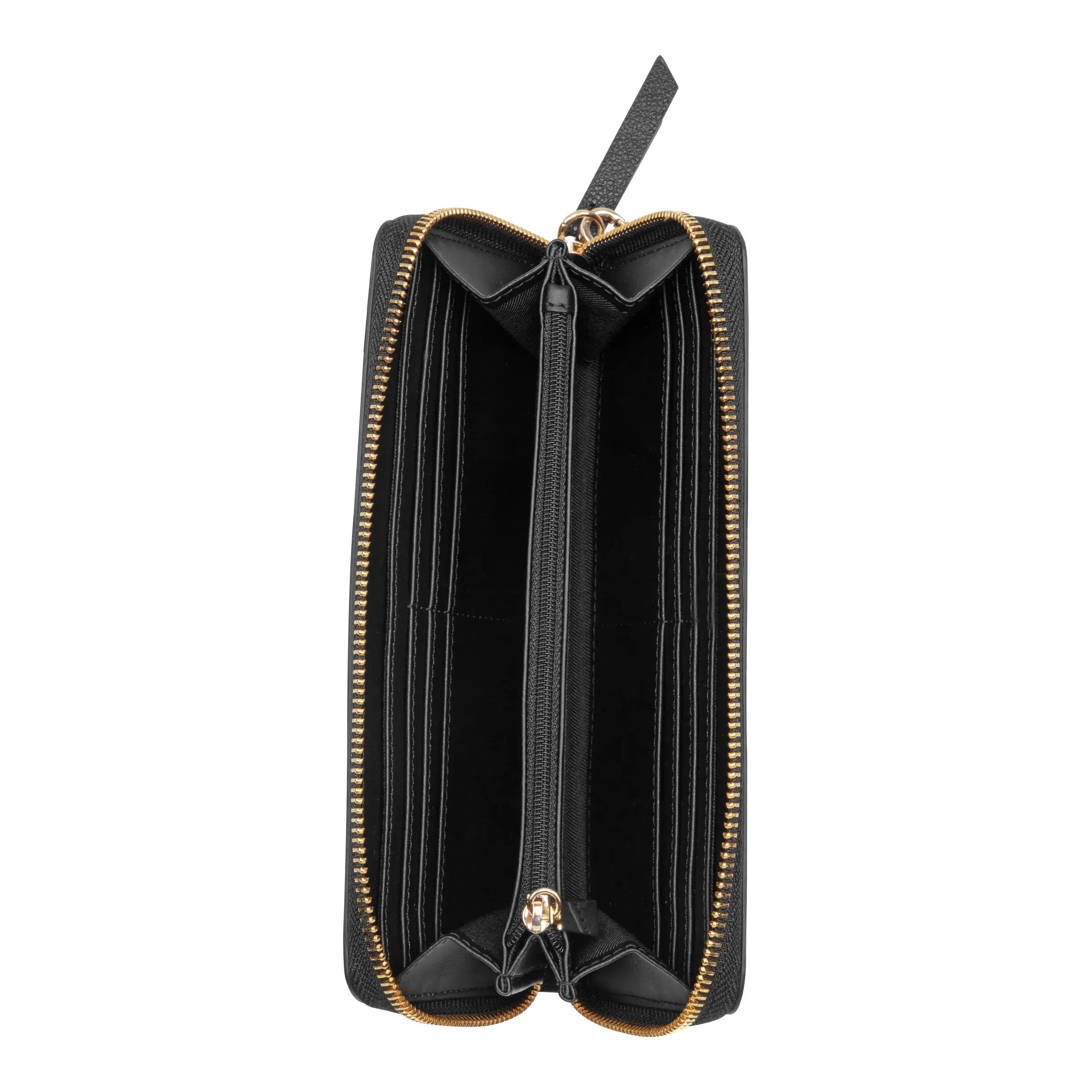 Nine West Mary SLG Zip-Around Wristlet Wallet - Black