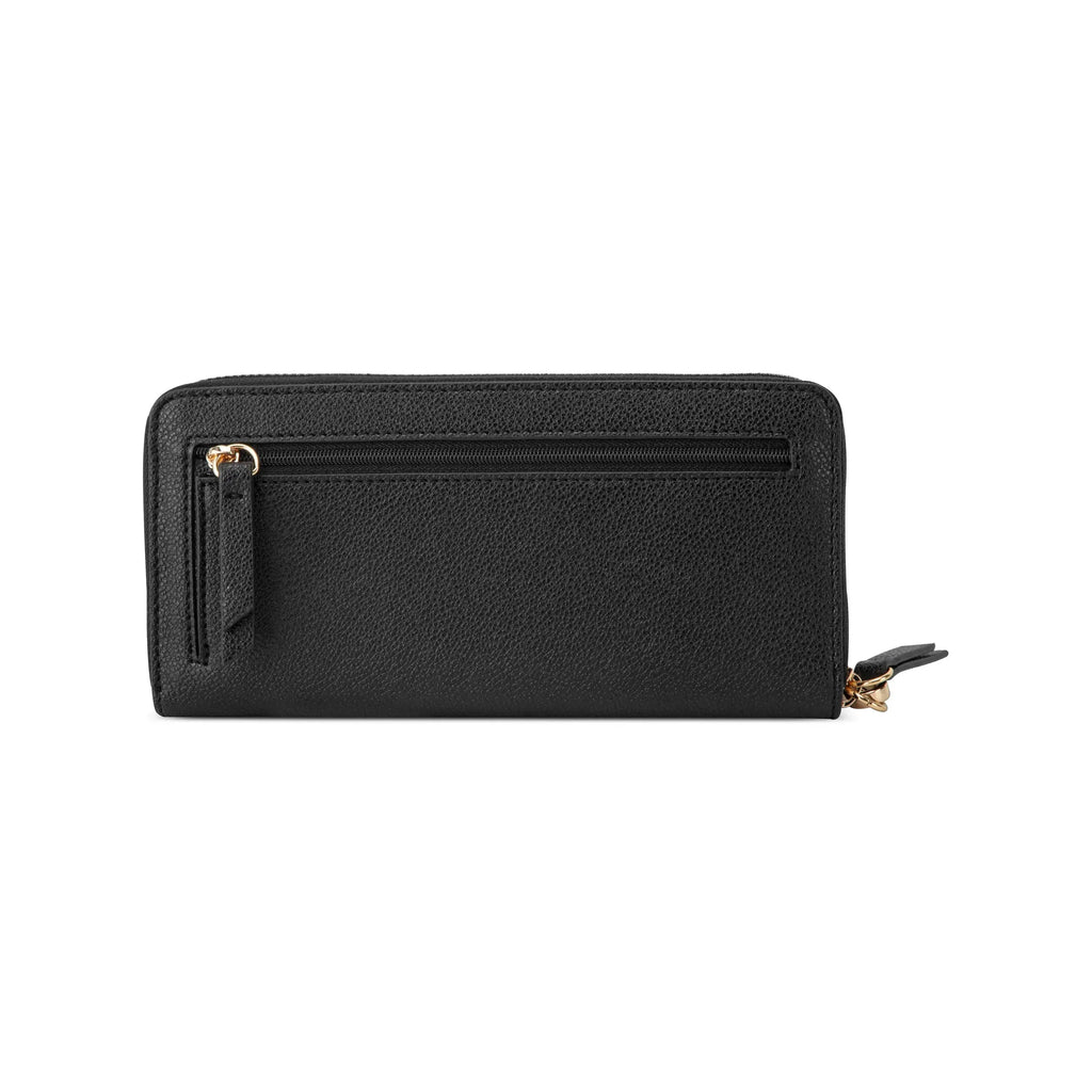 Nine West Mary SLG Zip-Around Wristlet Wallet - Black