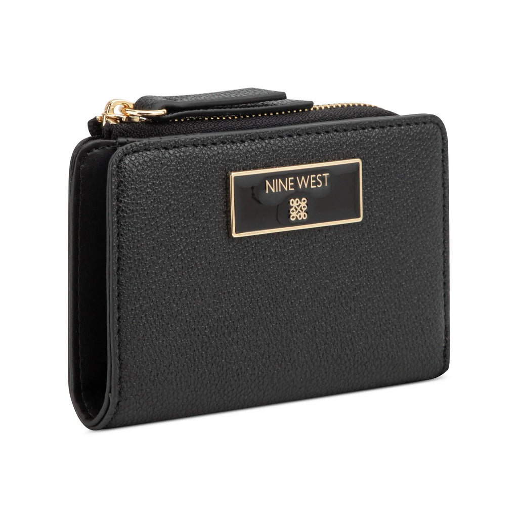 Nine West Mary SLG Zip Around Card Case – Black