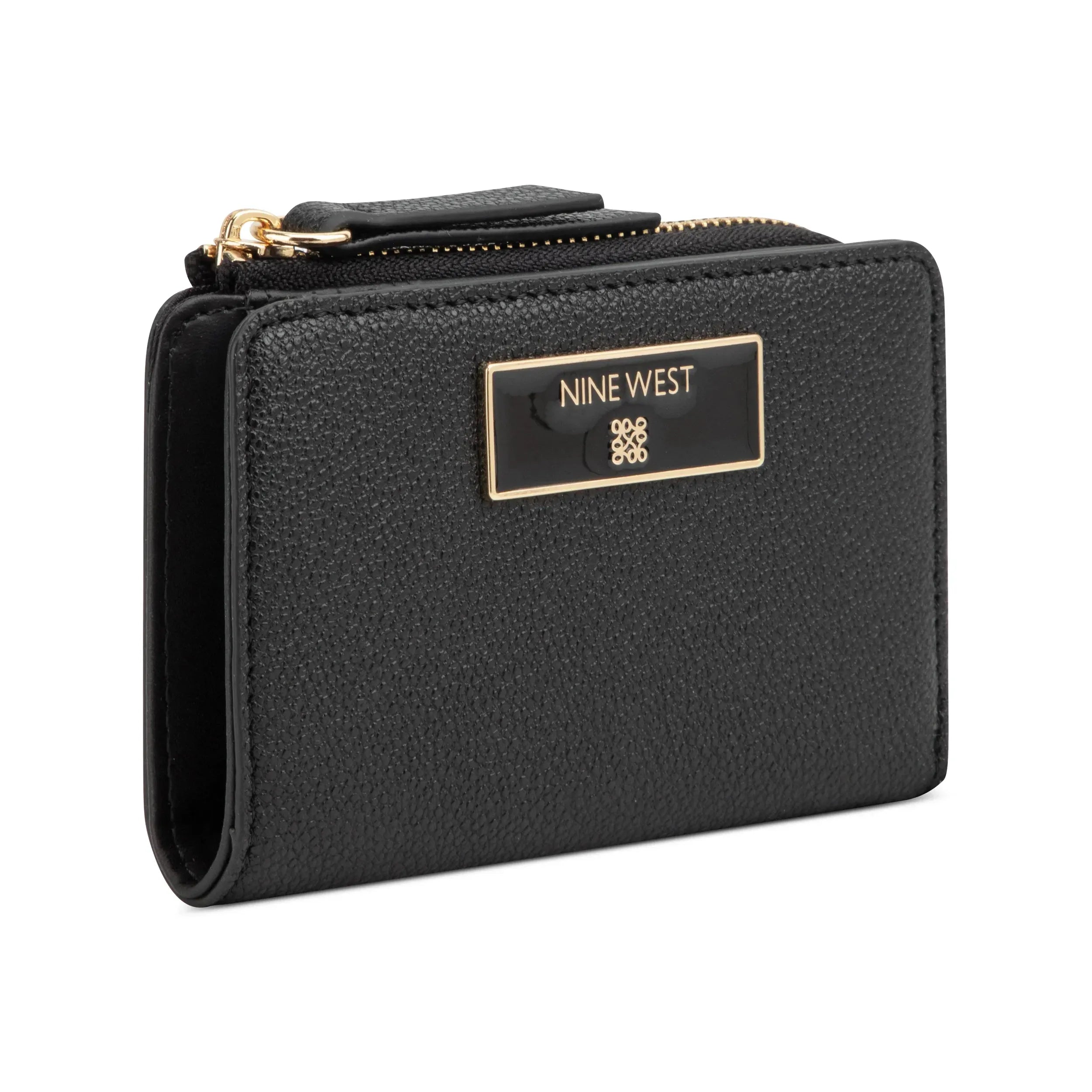 Nine West Mary SLG Zip Around Card Case – Black