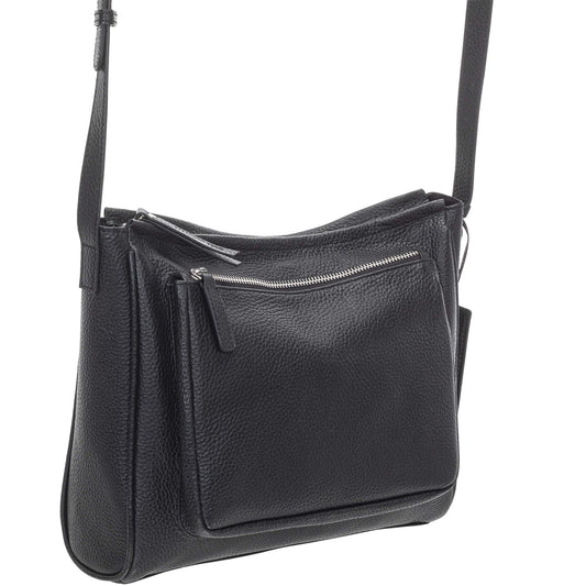 Sac bandoulière Michelle en cuir grainé Mancini