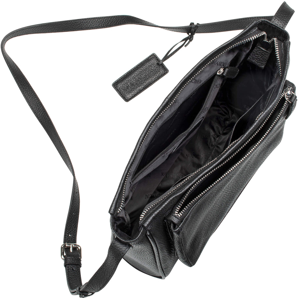 Mancini Pebbled Michelle Crossbody bag