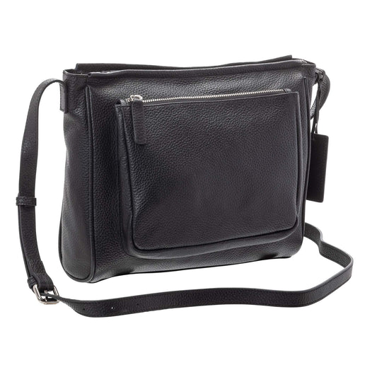 Sac bandoulière Michelle en cuir grainé Mancini