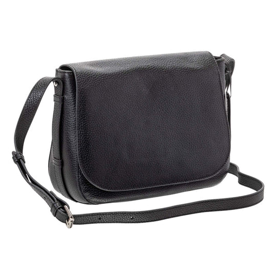 Sac bandoulière Amy en cuir grainé Mancini