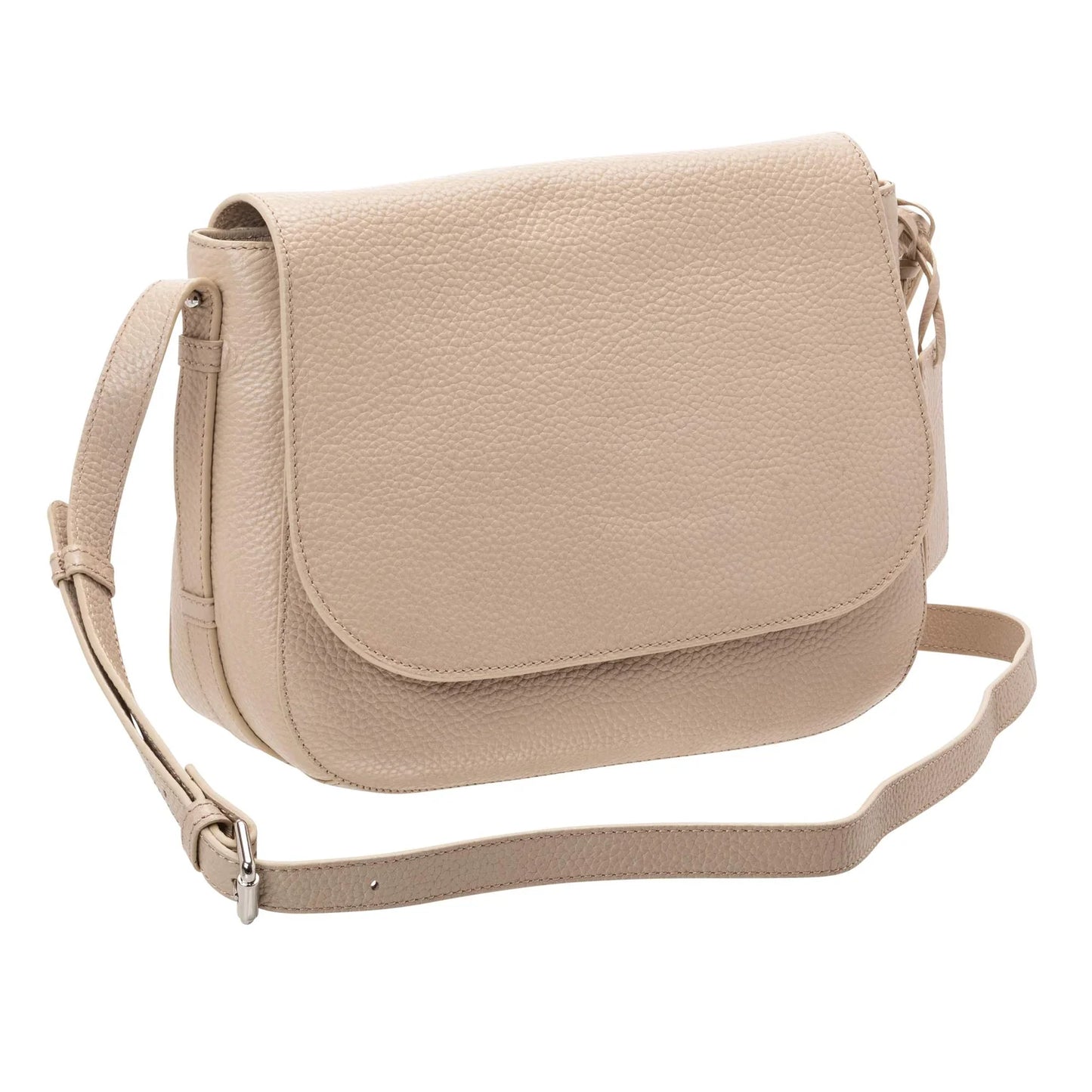 Sac bandoulière Amy en cuir grainé Mancini
