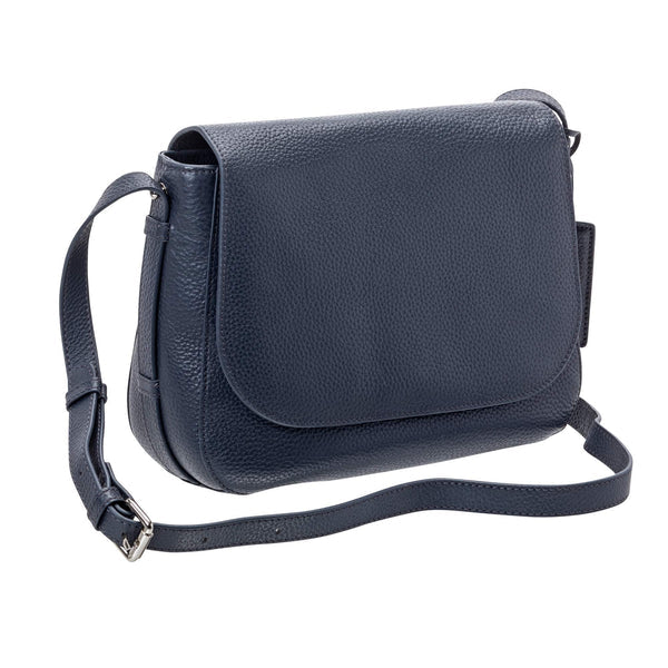 Sac bandoulière Amy en cuir grainé Mancini