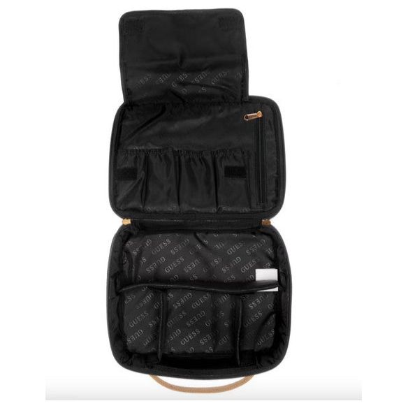 GUESS Wilder Peony Cosmetic Bag - Brown