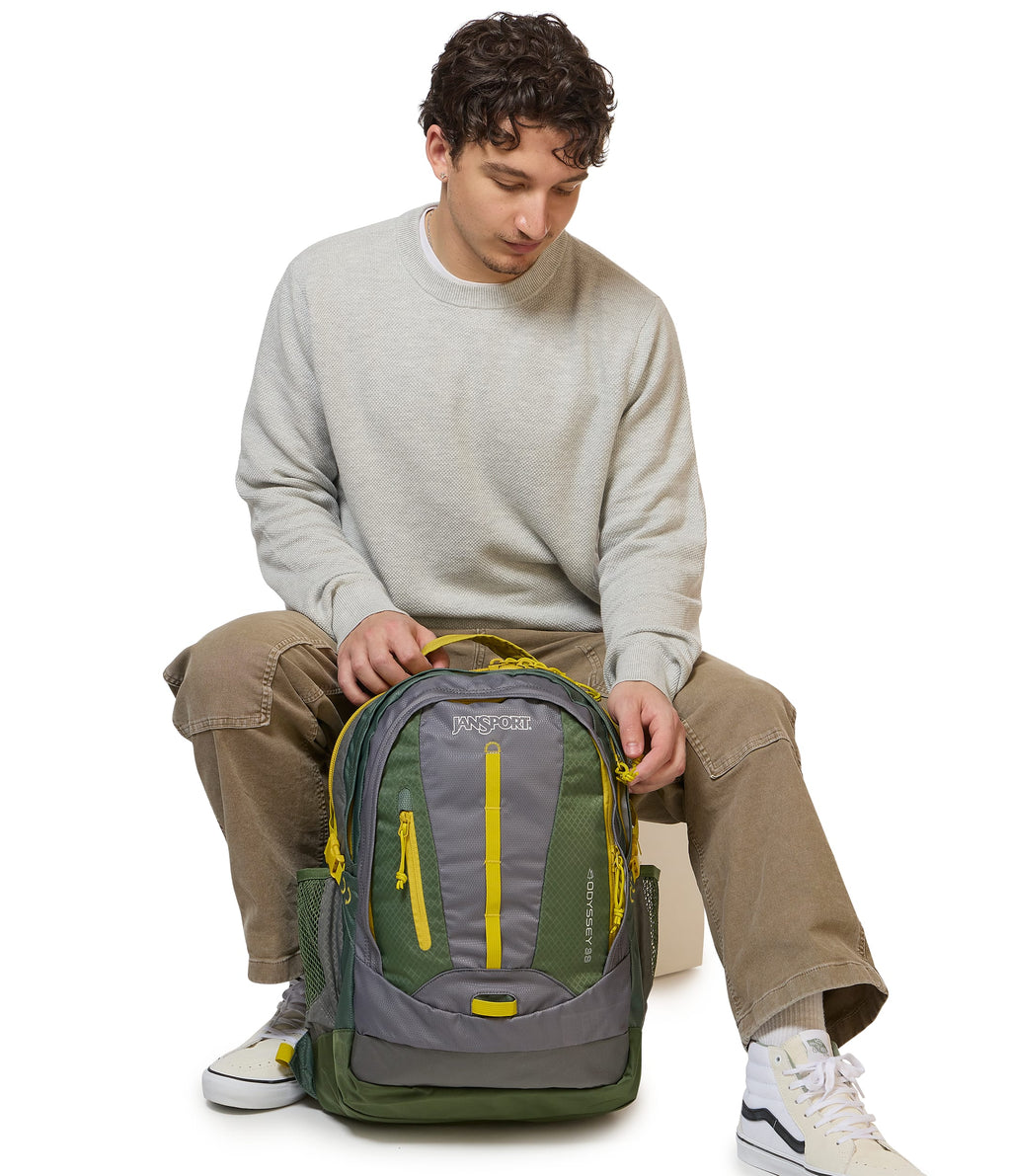 Jansport Odyssey Laptop Backpack - Cargo Green