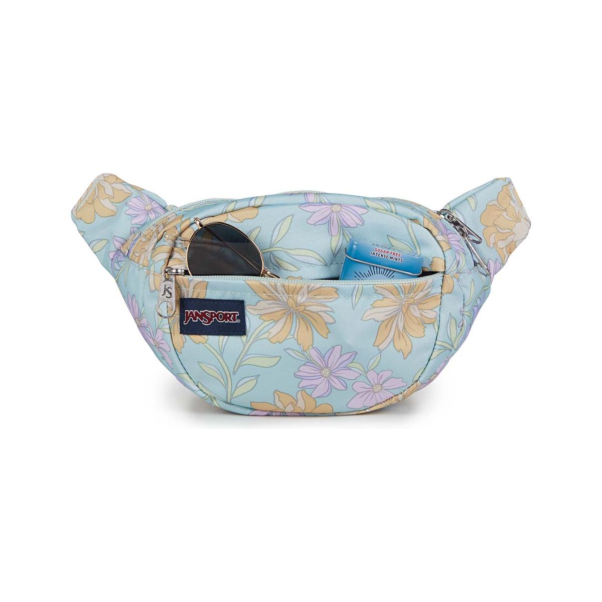 JanSport Fifth Avenue Fanny Pack - Faded Floral Fresh Mint