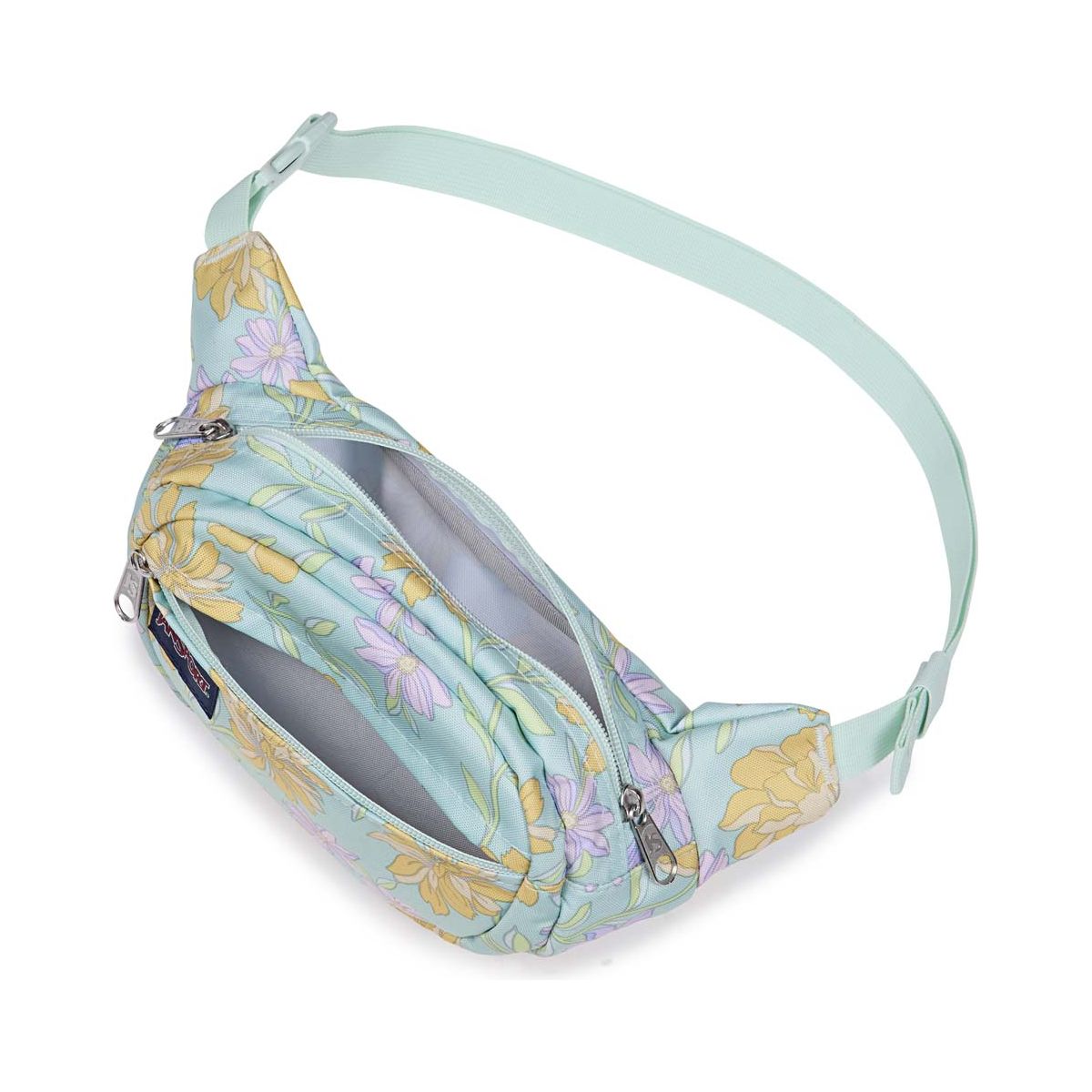 JanSport Fifth Avenue Fanny Pack - Faded Floral Fresh Mint