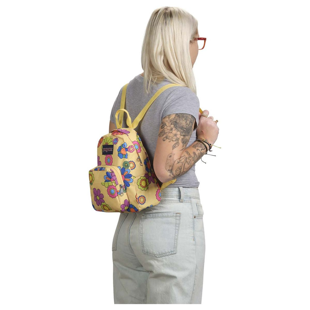 JanSport Half Pint Mini Backpack - Power to the Flower