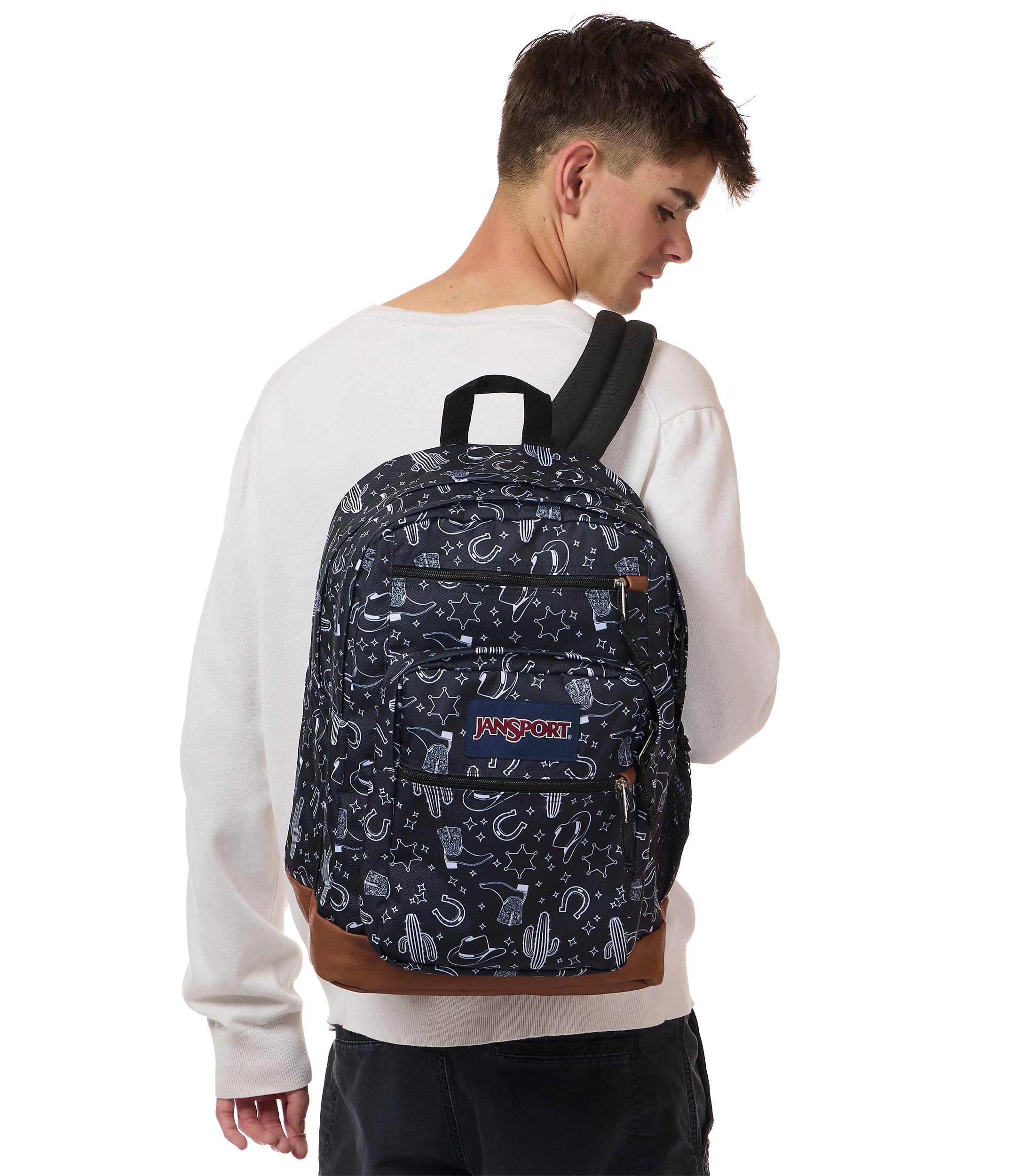 Jansport Cool Student Laptop Backpack - Wild West Escape Black