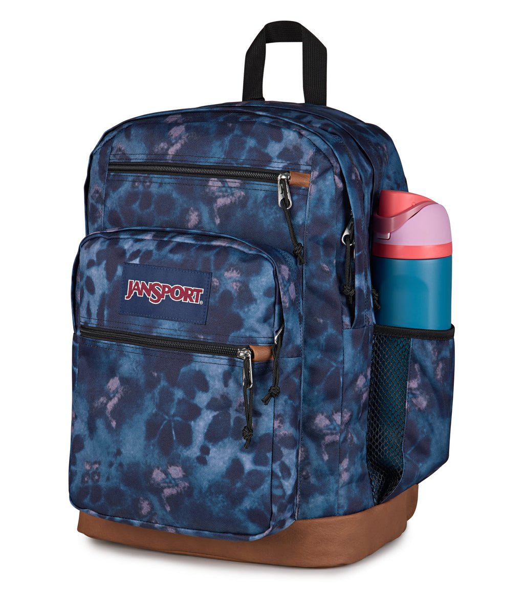 Jansport Cool Student Laptop Backpack - Ghostly Florals Navy
