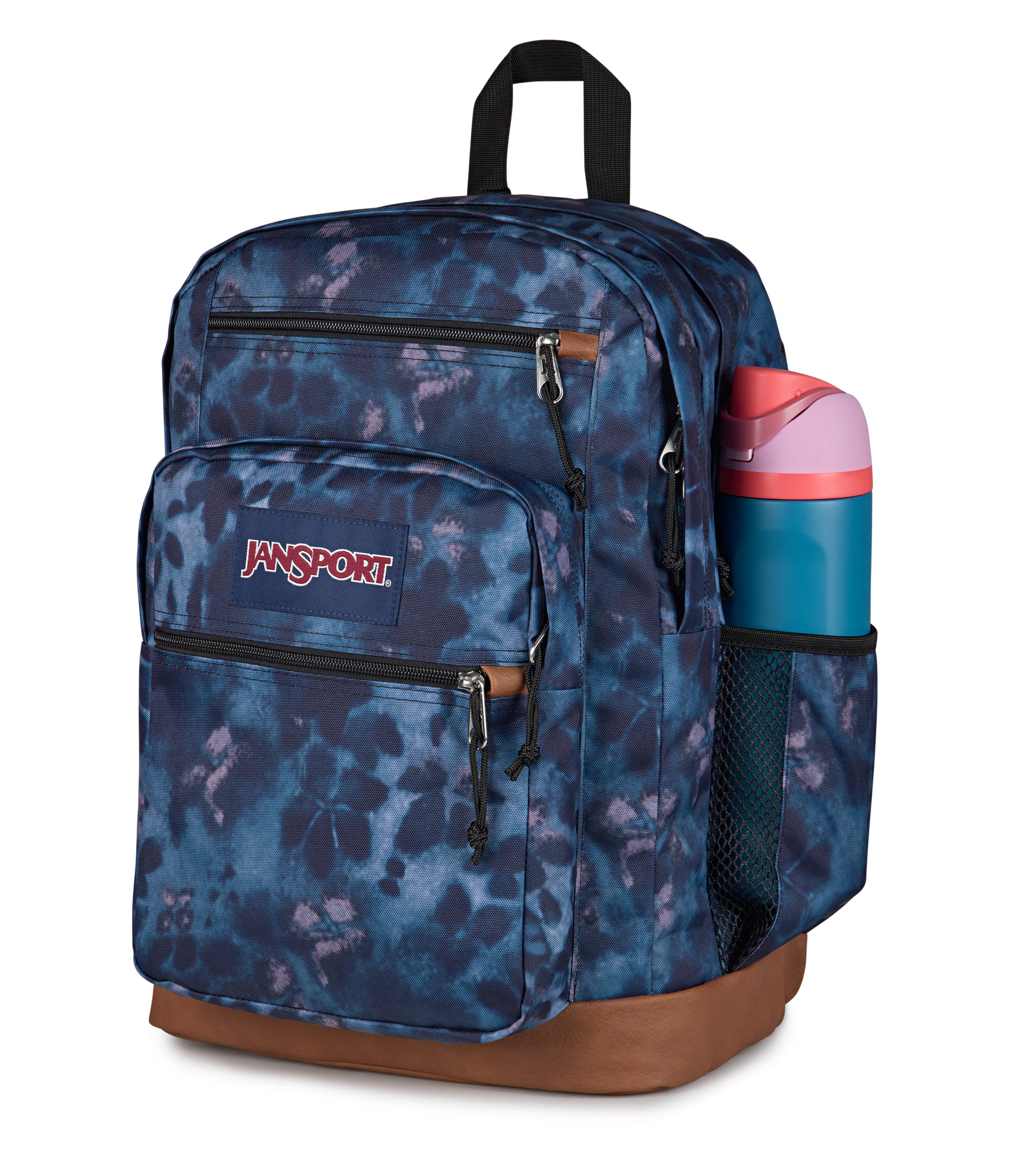 Jansport Cool Student Laptop Backpack - Ghostly Florals Navy