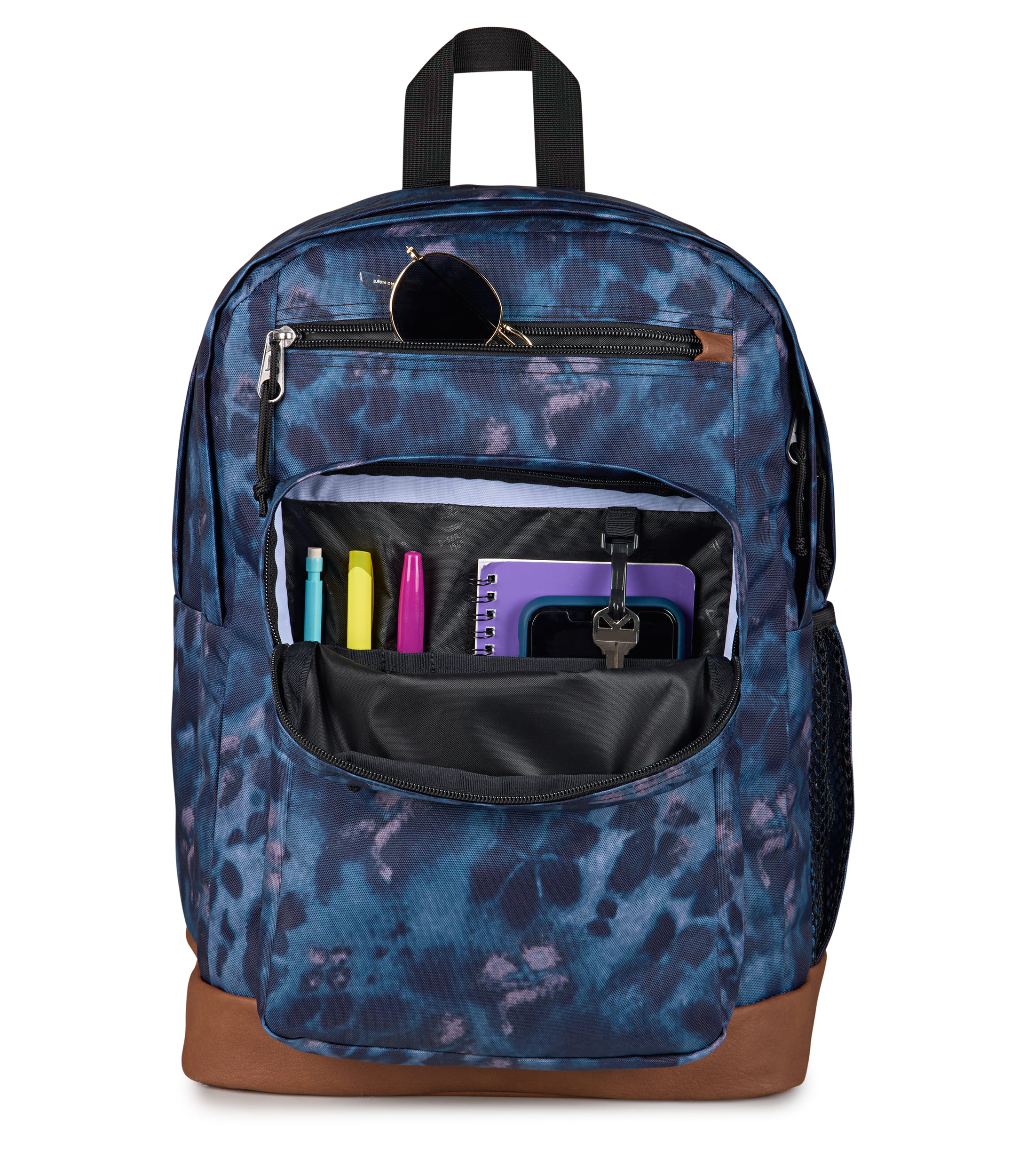 Jansport Cool Student Laptop Backpack - Ghostly Florals Navy