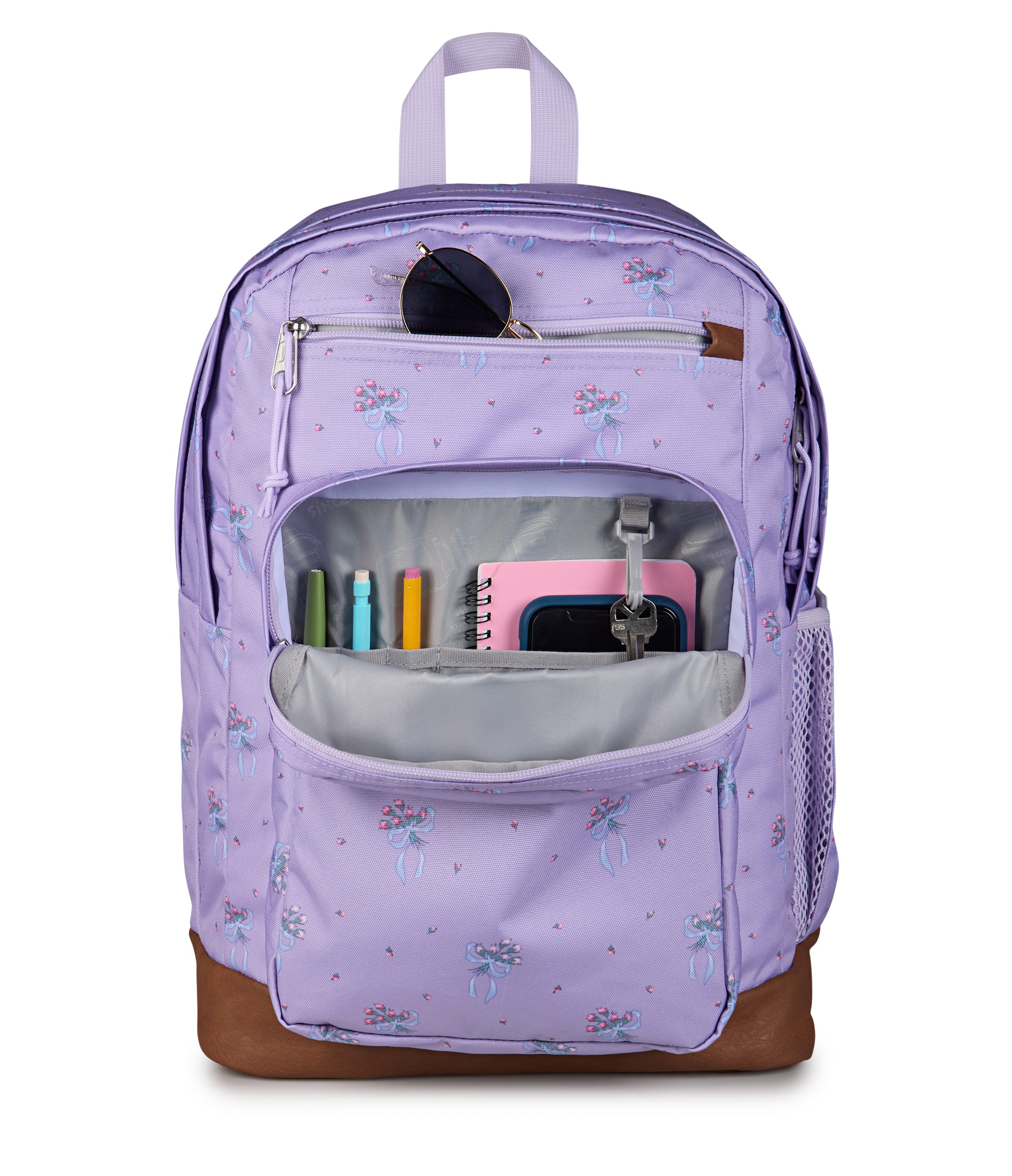 Jansport Cool Student Laptop Backpack - Pastel Petals Lilac