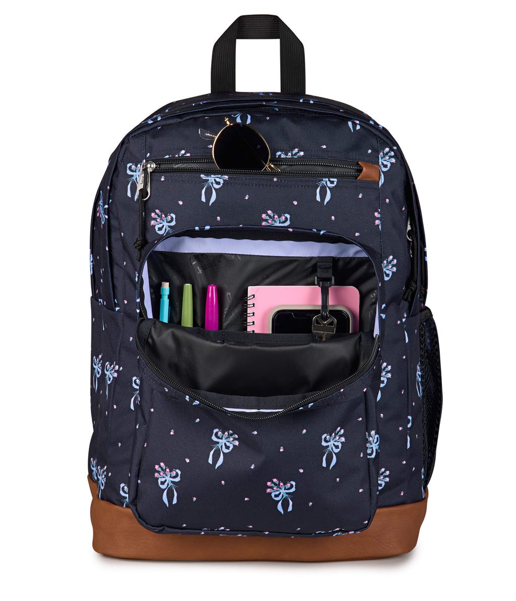 Jansport Cool Student Laptop Backpack - Pastel Petals Black