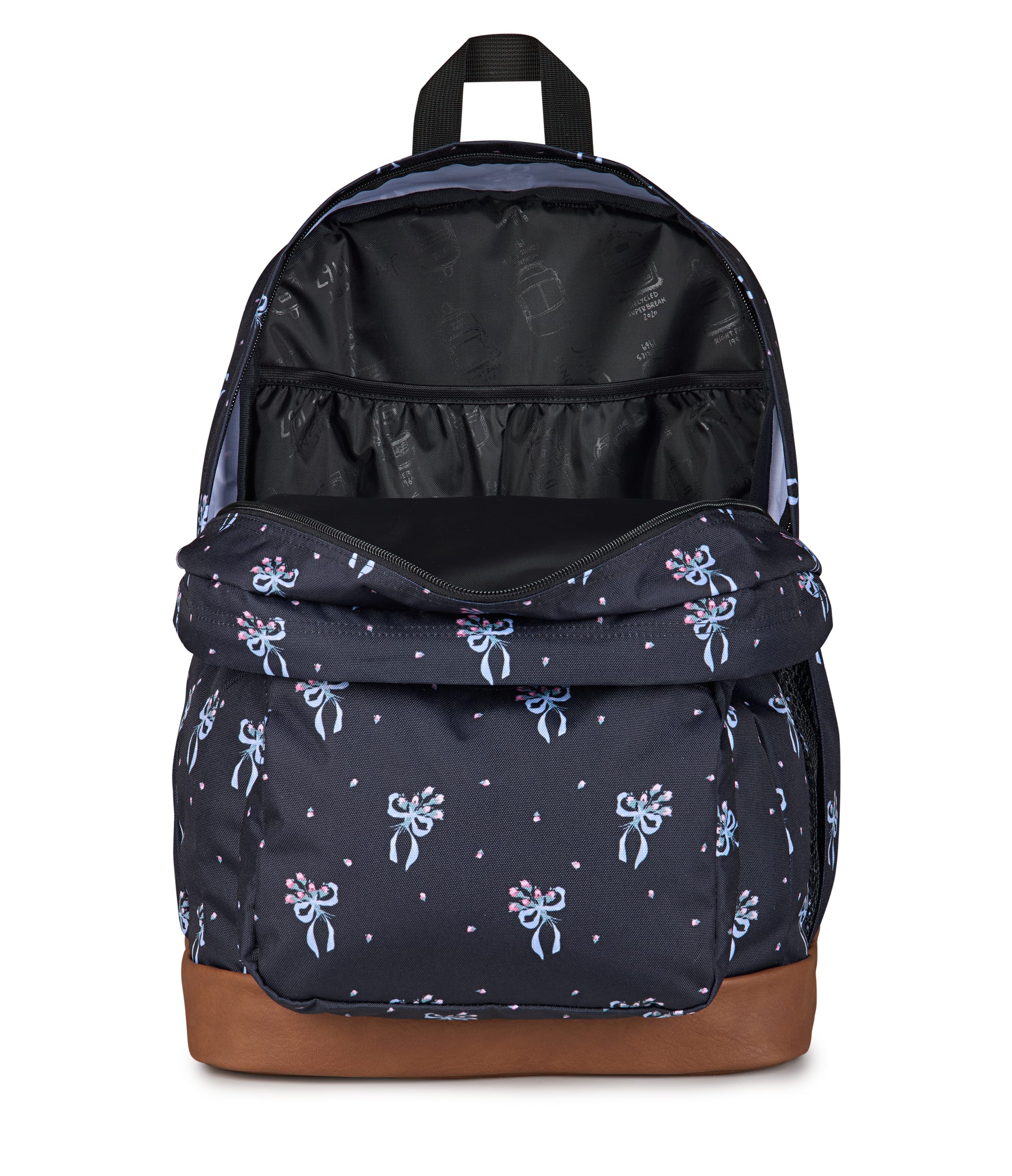 Jansport Cool Student Laptop Backpack - Pastel Petals Black