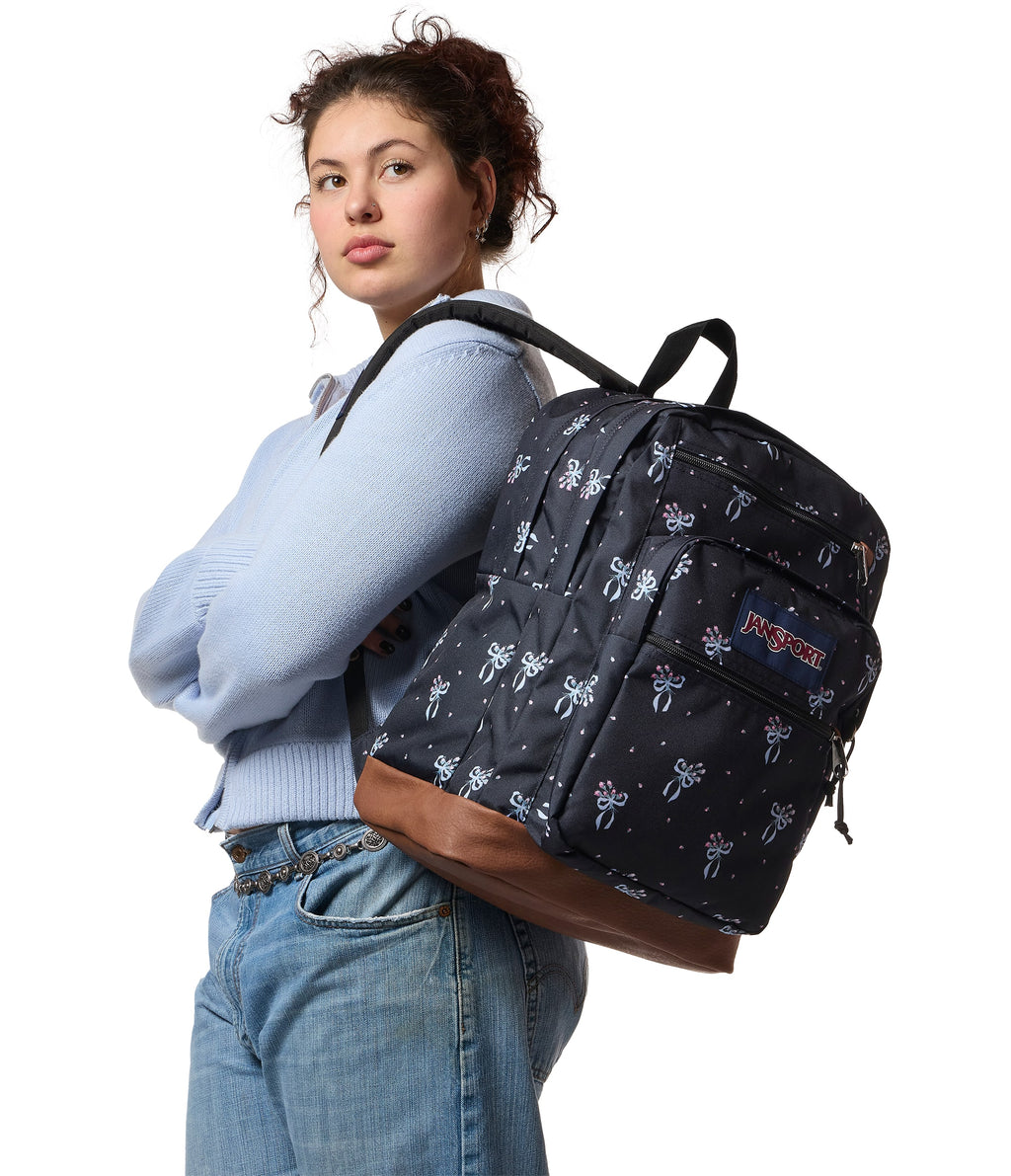 Jansport Cool Student Laptop Backpack - Pastel Petals Black