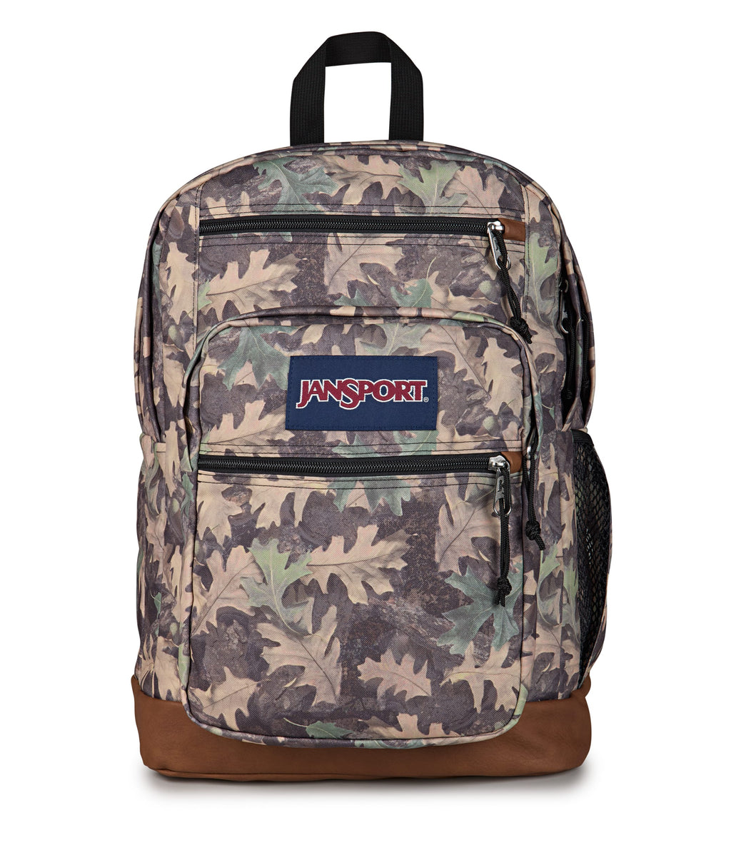 Jansport Cool Student Laptop Backpack - Woodland Camo Green