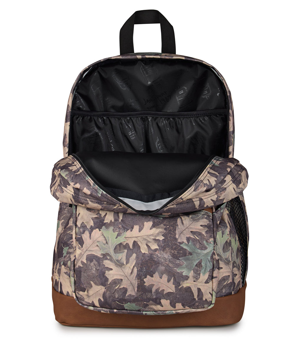 Jansport Cool Student Laptop Backpack - Woodland Camo Green