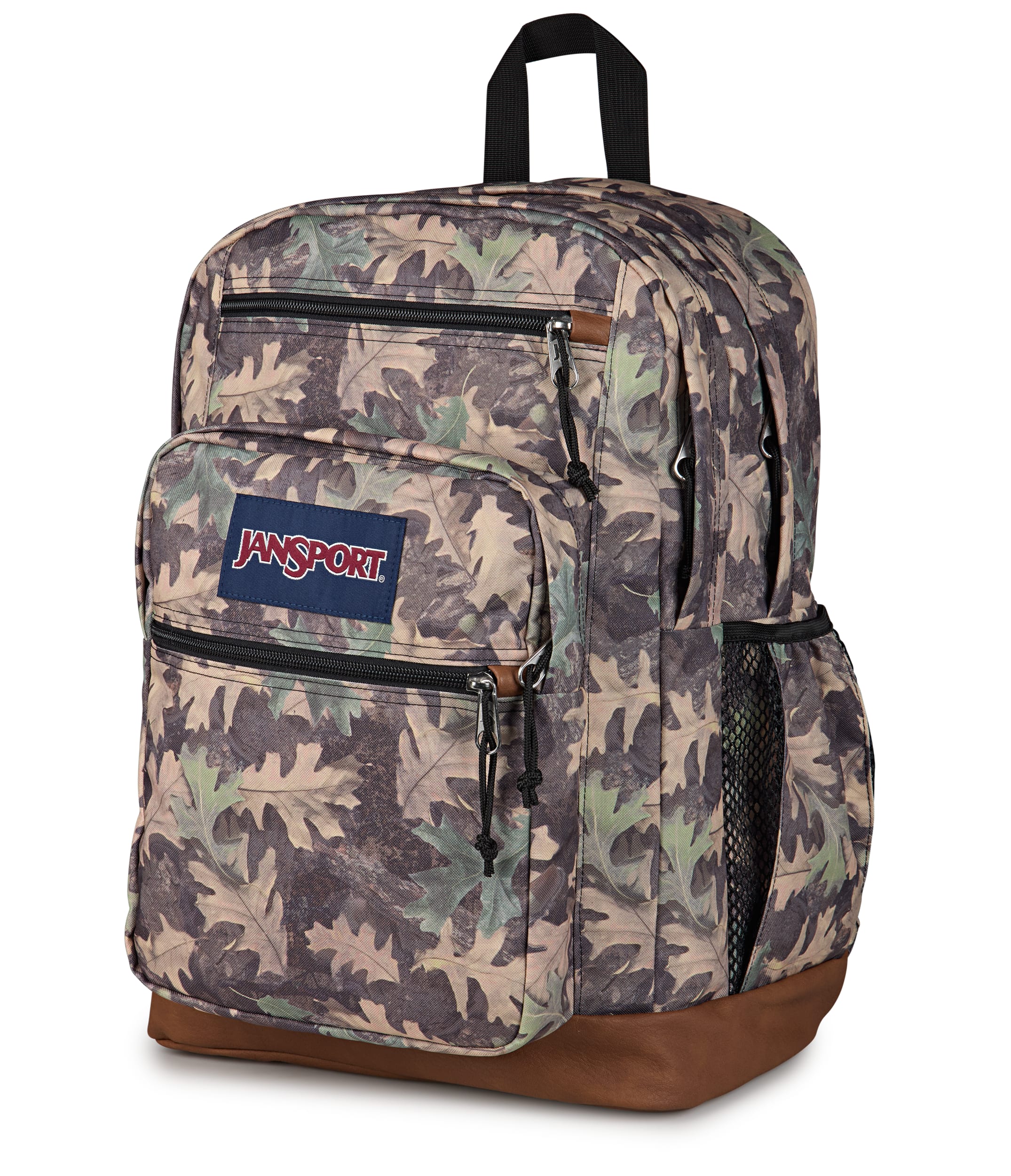 Jansport Cool Student Laptop Backpack - Woodland Camo Green