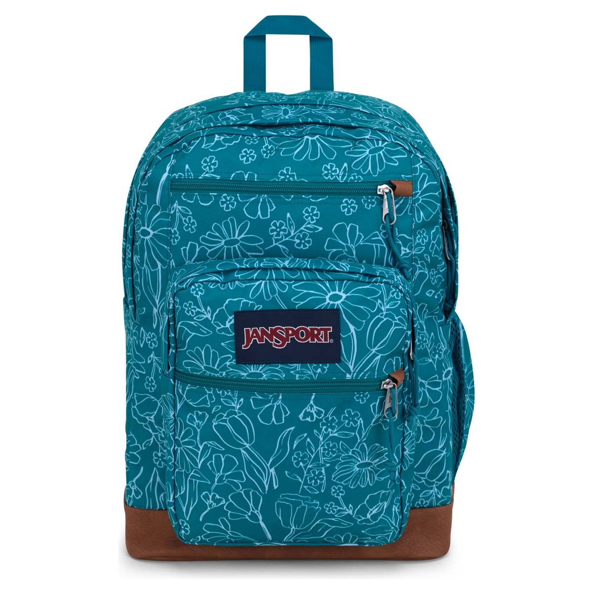 JanSport Cool Student Backpack - Delightful Daisies Green