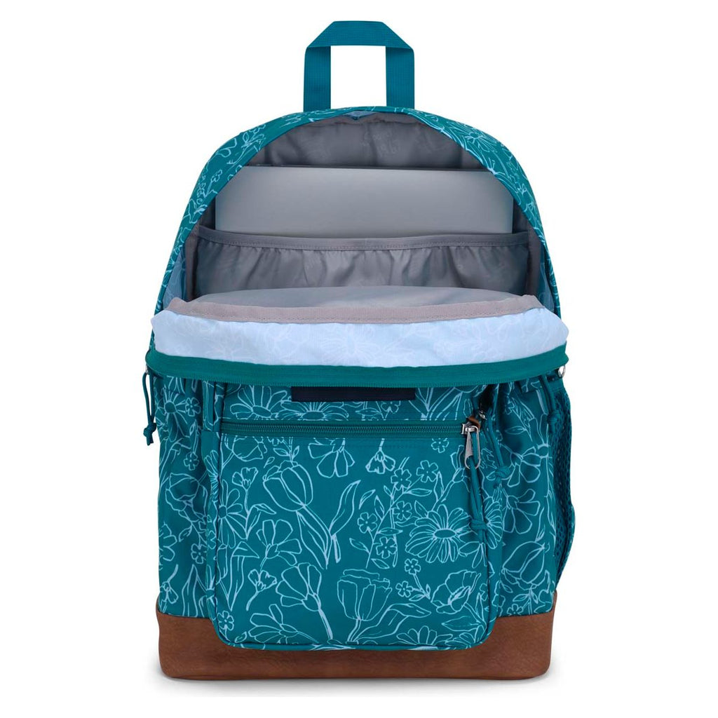 JanSport Cool Student Backpack - Delightful Daisies Green