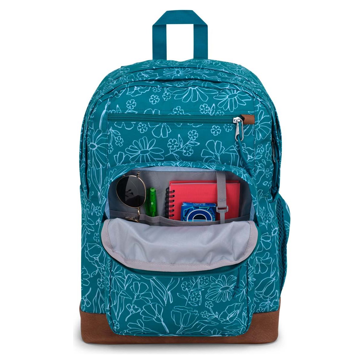 JanSport Cool Student Backpack - Delightful Daisies Green