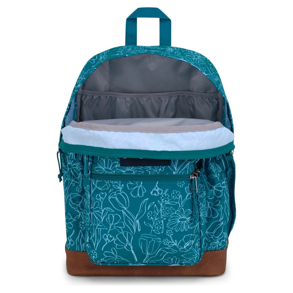 JanSport Cool Student Backpack - Delightful Daisies Green