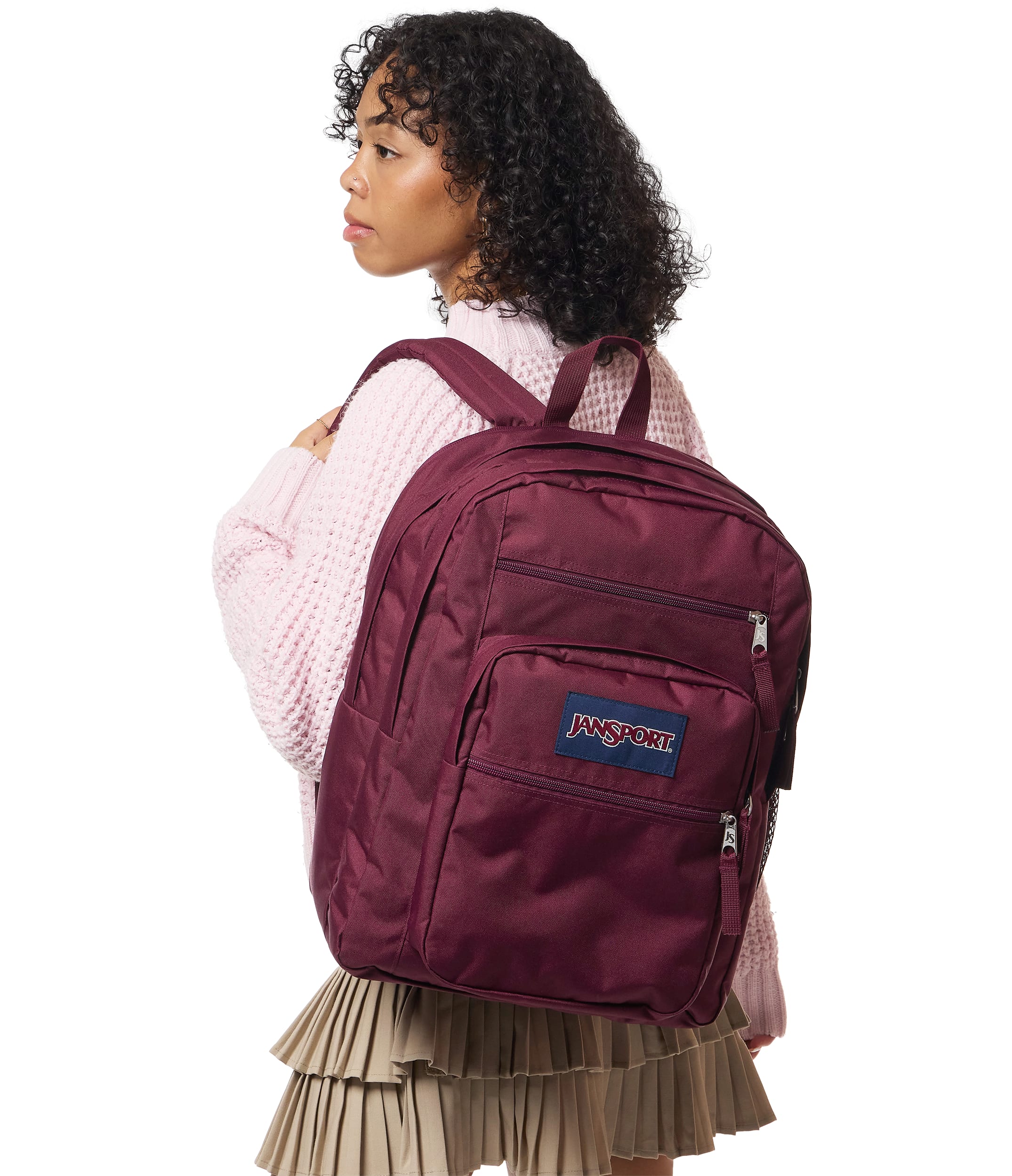 JanSport Big Student Laptop Backpack - Cherry Lacquer