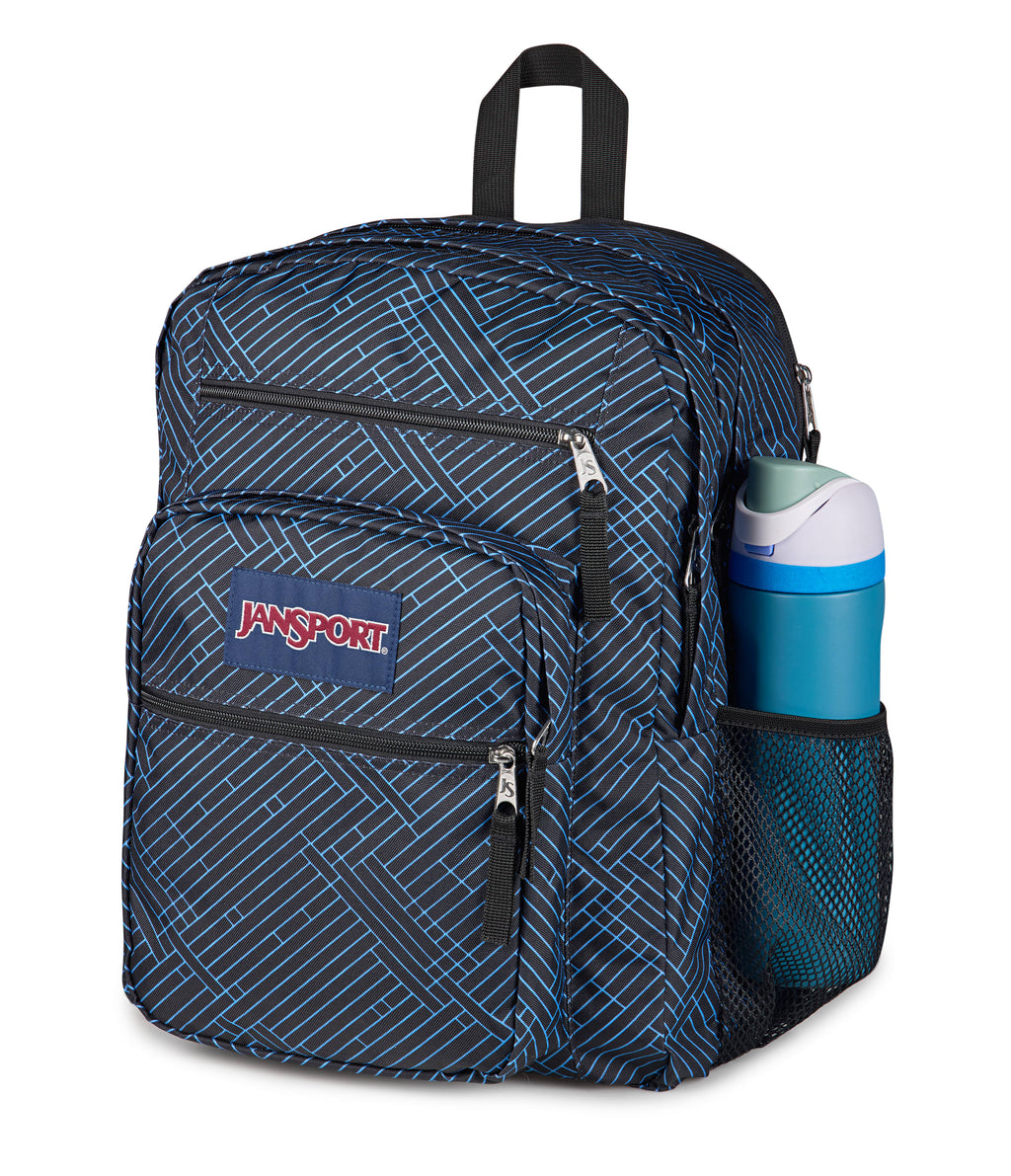 JanSport Big Student Laptop Backpack - Team Stripes Black