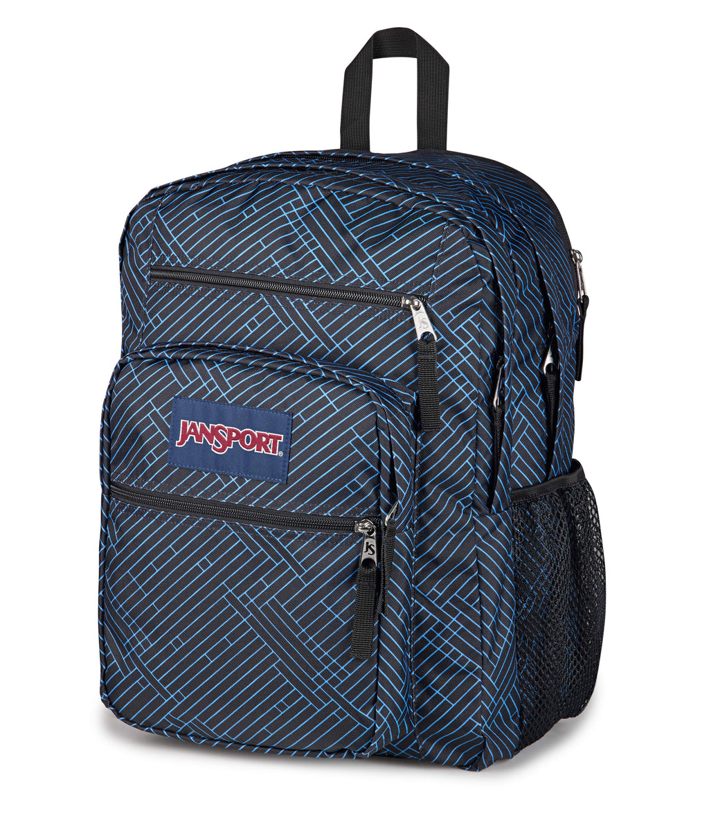JanSport Big Student Laptop Backpack - Team Stripes Black