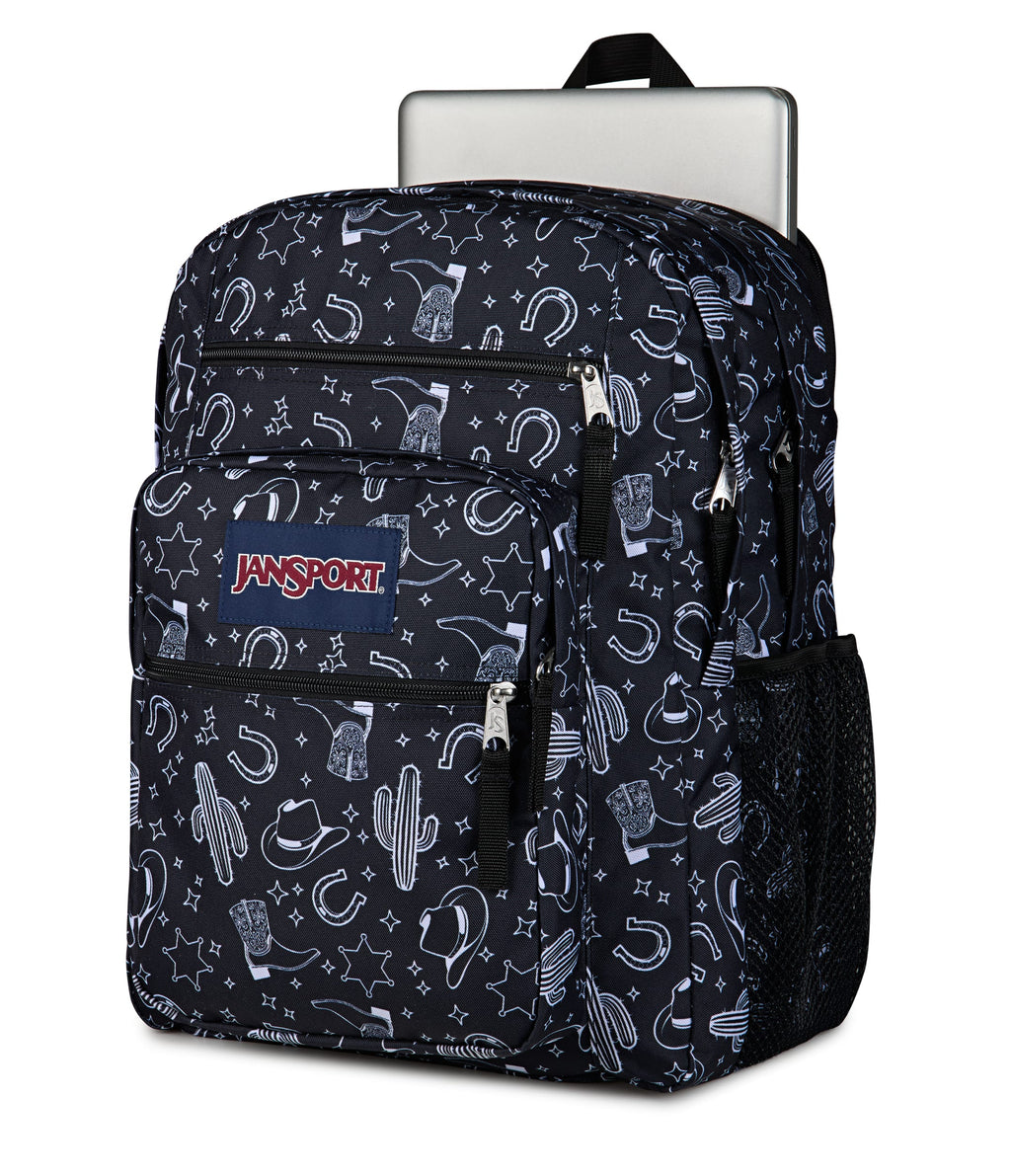 JanSport Big Student Laptop Backpack - Wild West Escape Black