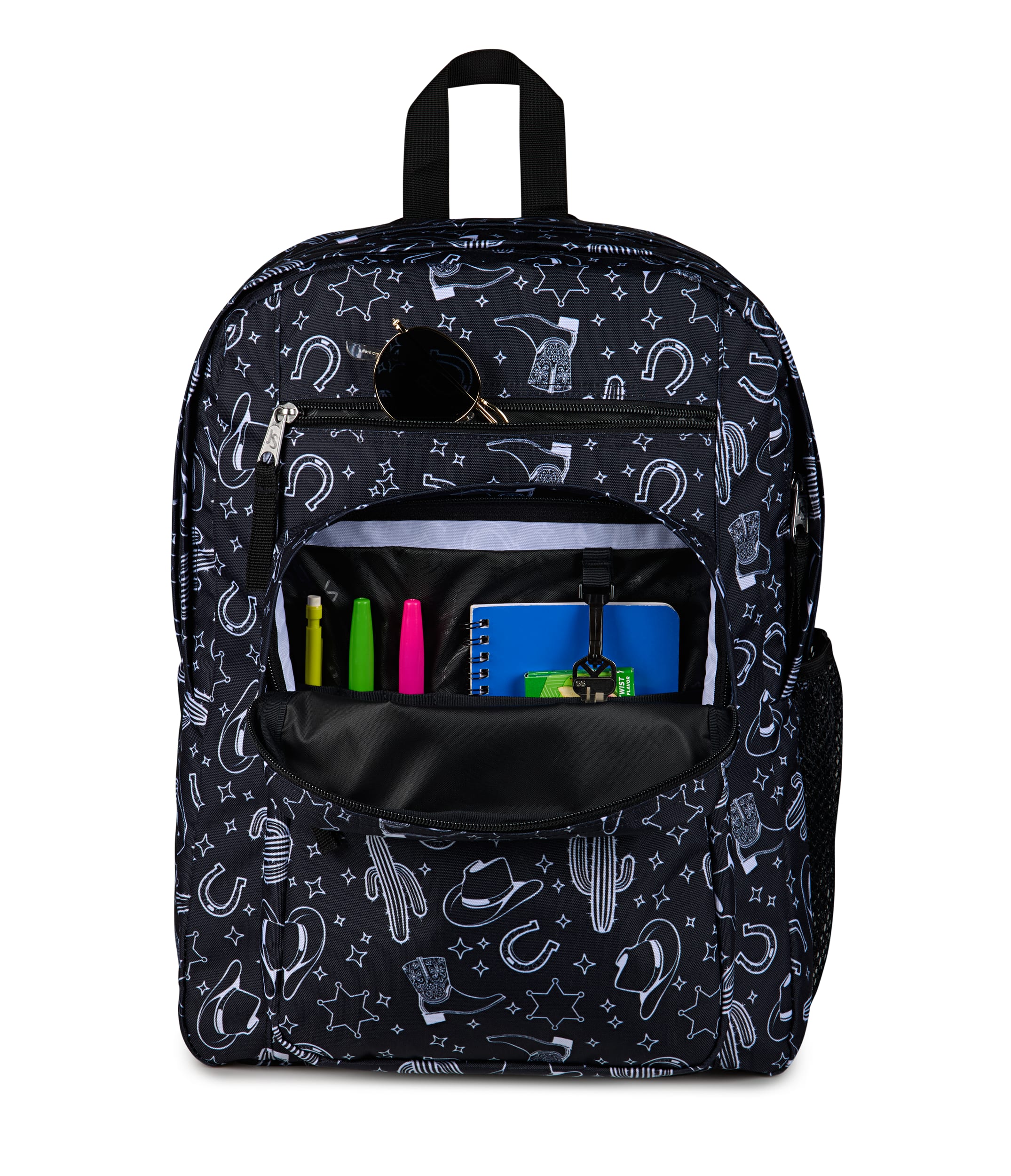 JanSport Big Student Laptop Backpack - Wild West Escape Black